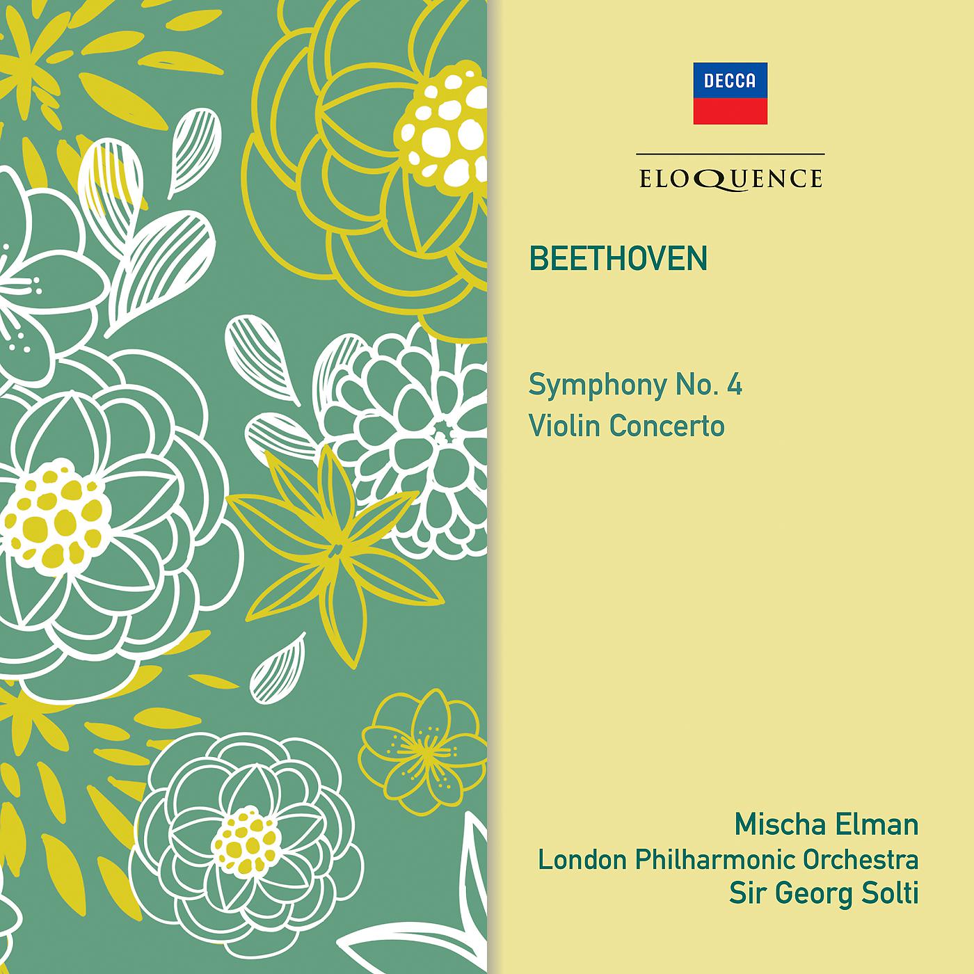 Постер альбома Beethoven: Symphony No. 4; Violin Concerto