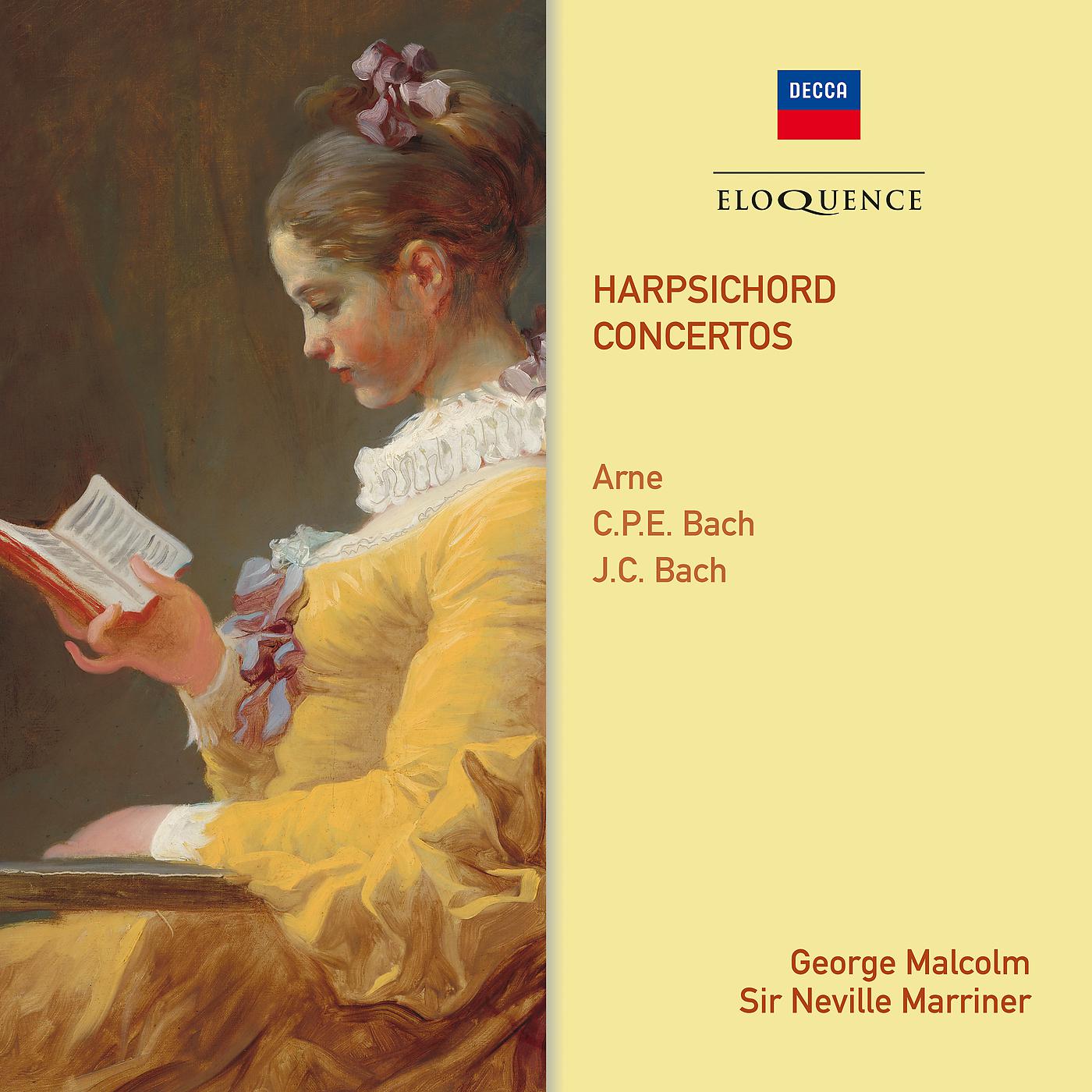 Постер альбома Arne, C.P.E. Bach & J.C. Bach: Harpsichord Concertos