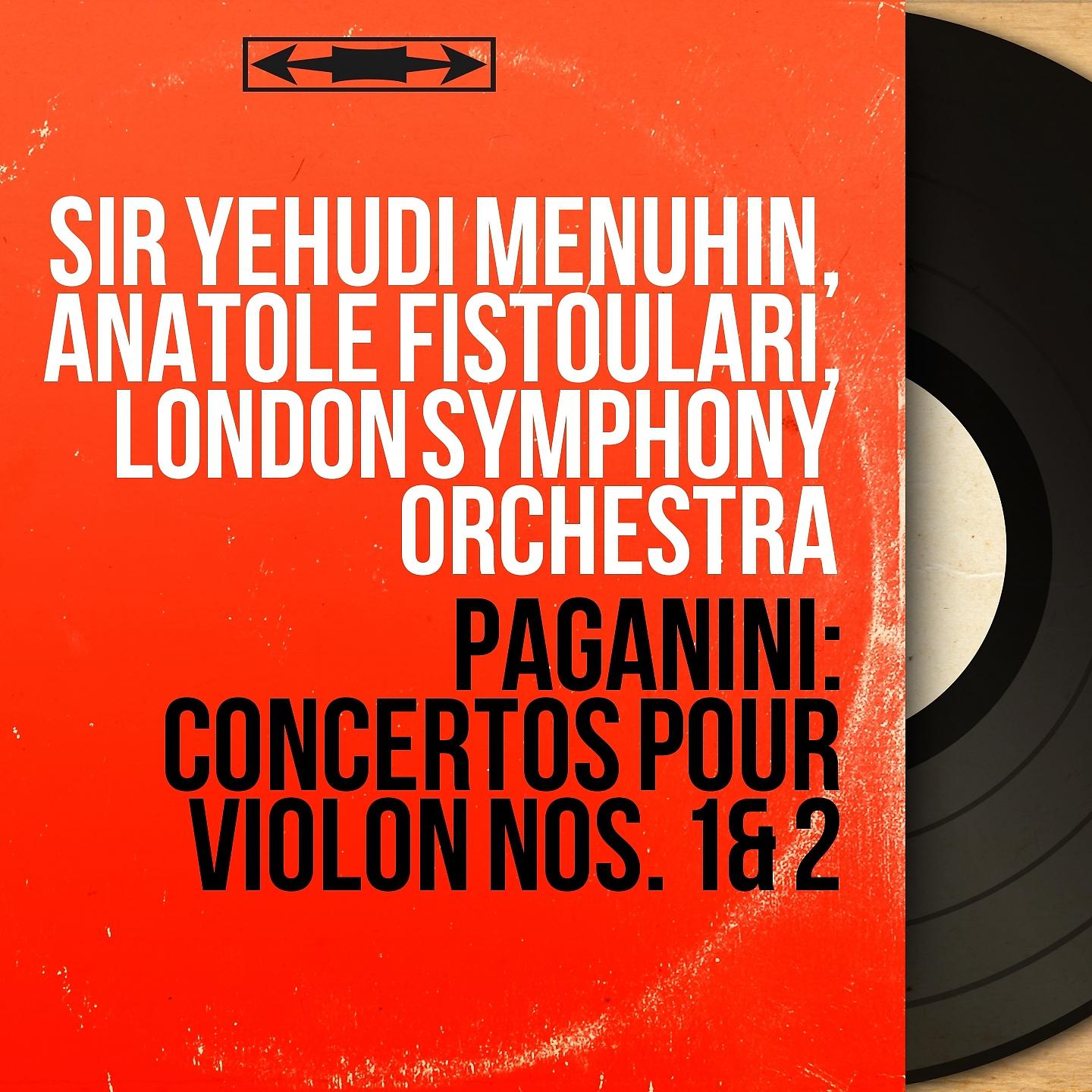 Постер альбома Paganini: Concertos pour violon Nos. 1 & 2