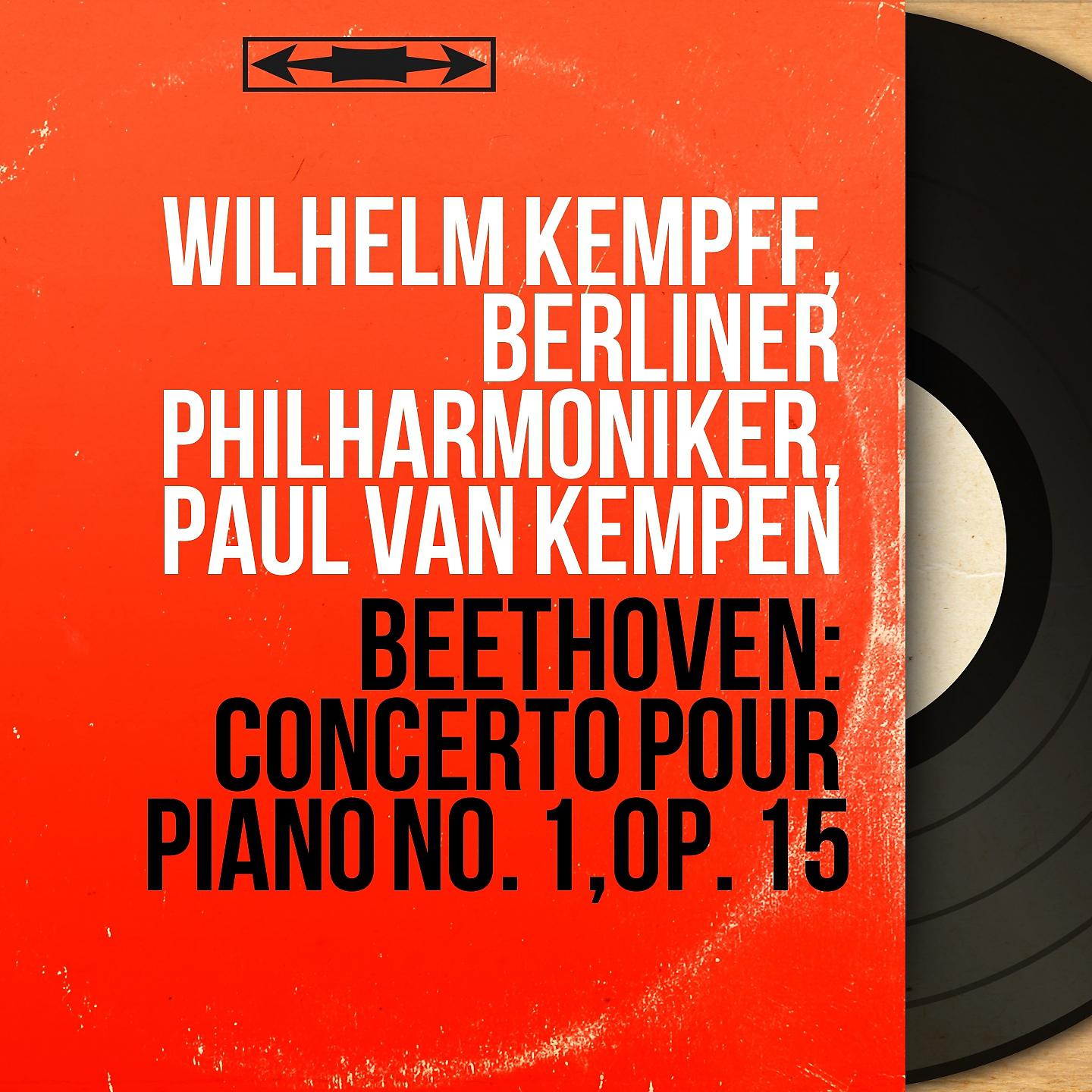 Постер альбома Beethoven: Concerto pour piano No. 1, Op. 15