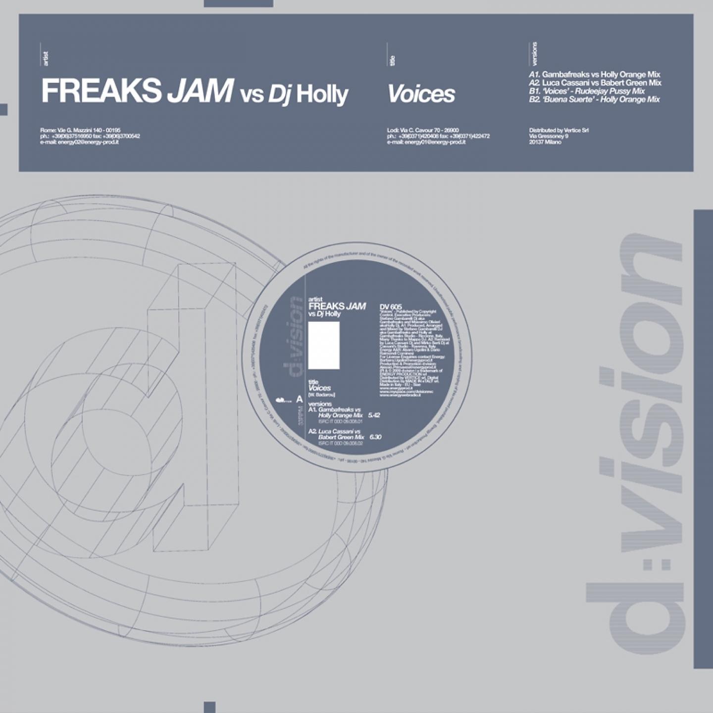 Freaks Jam - Voices (Holly vs Gambafreaks Yellow Mix) (Freaks Jam Vs Dj Holly)