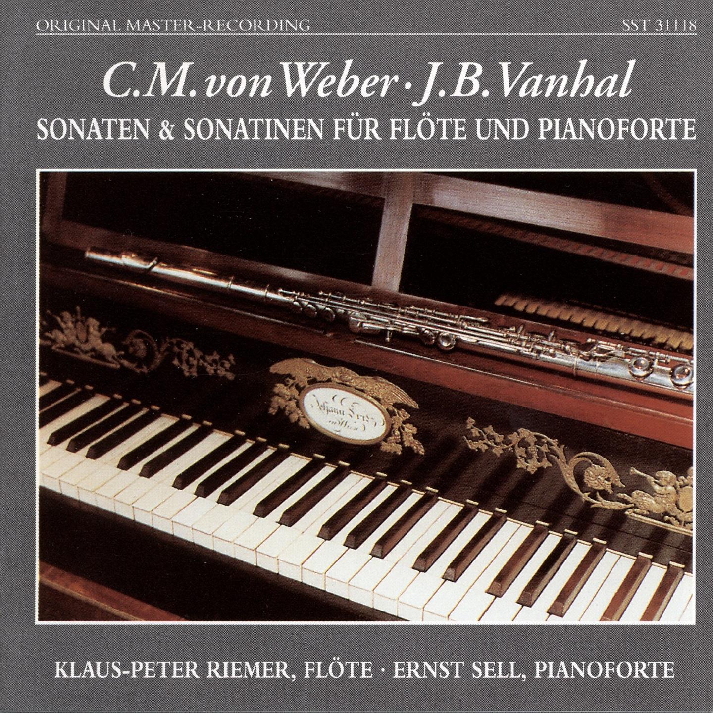 Постер альбома Weber & Vanhal: Sonatas and Sonatinas for Flute and Piano