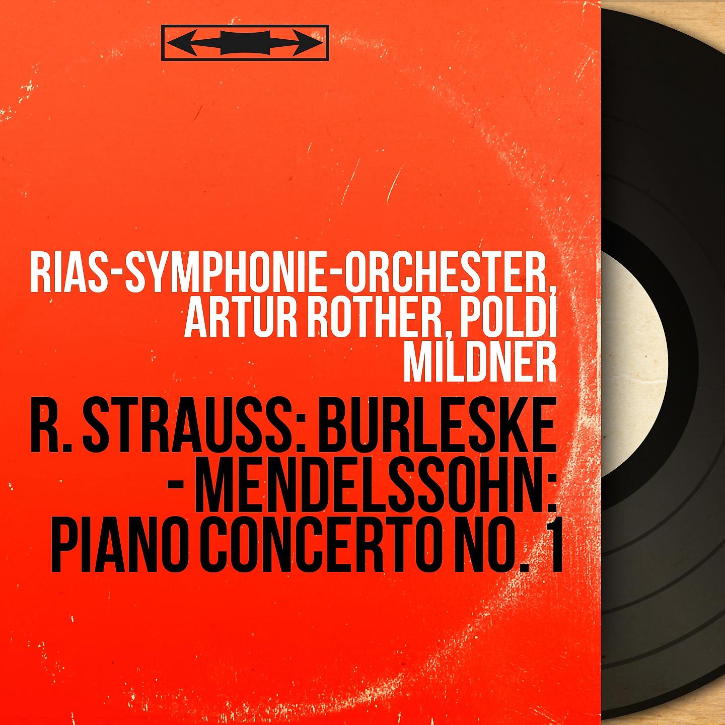 Постер альбома R. Strauss: Burleske - Mendelssohn: Piano Concerto No. 1