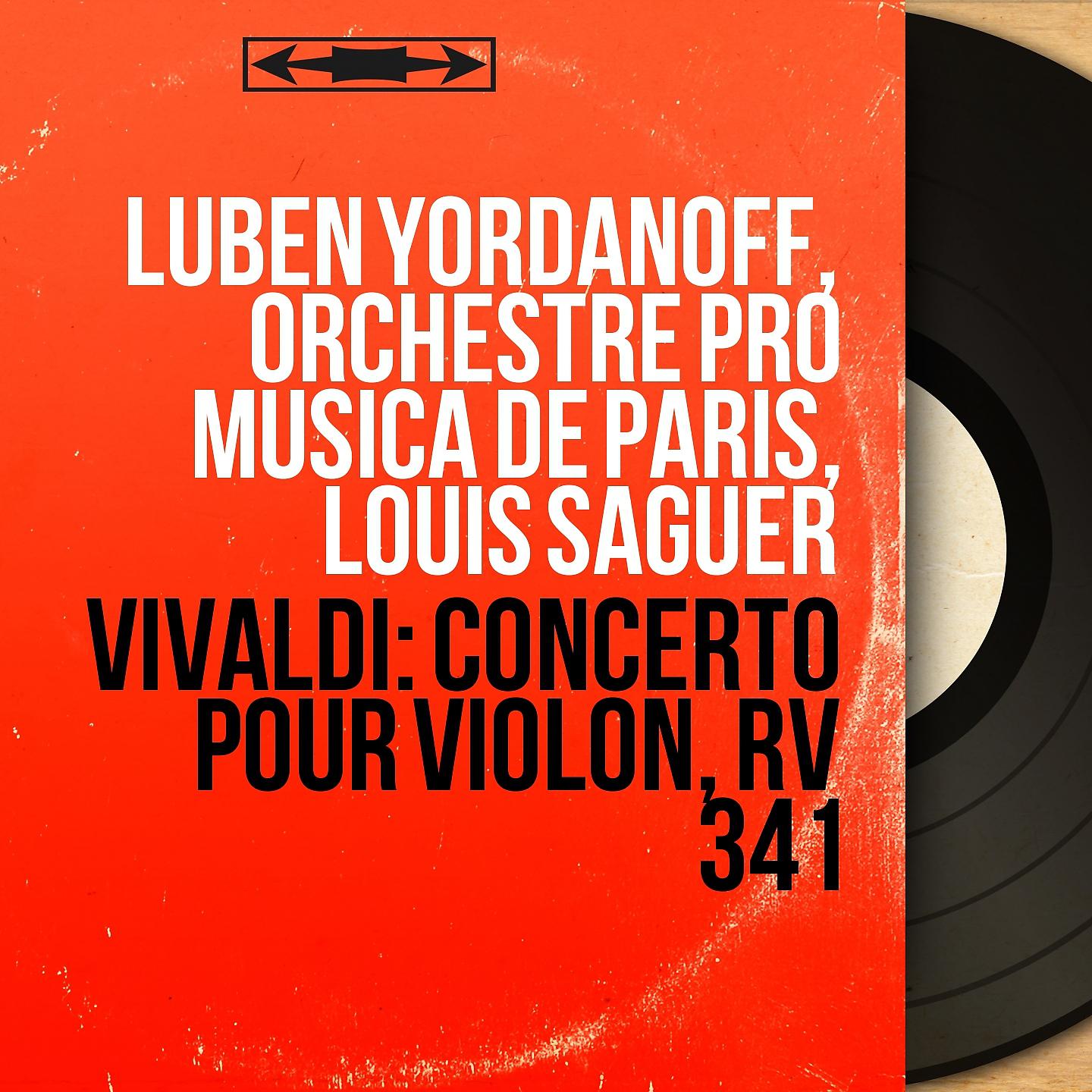 Постер альбома Vivaldi: Concerto pour violon, RV 341