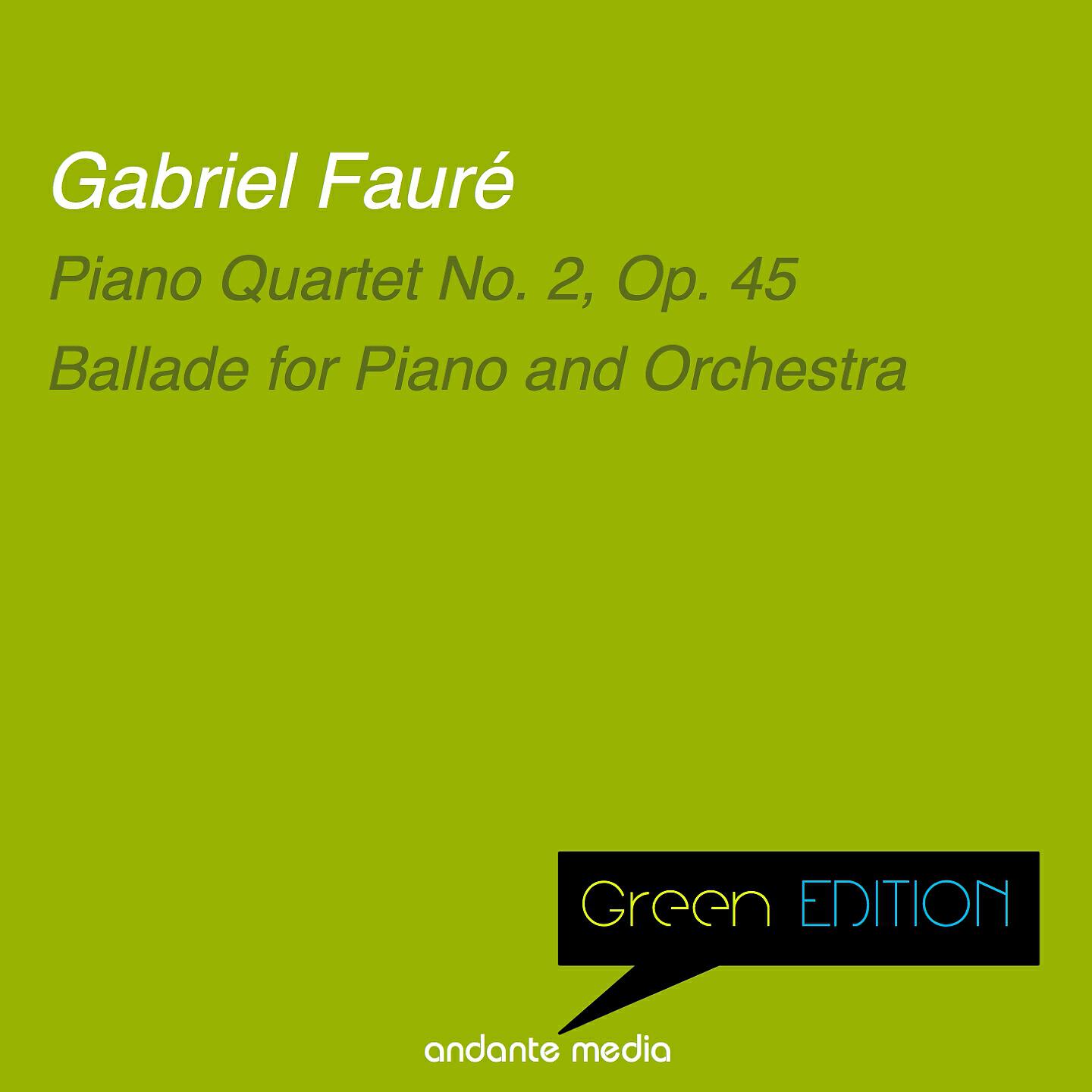 Jacqueline Eymar - Piano Quartet No. 2 in G Minor, Op. 45: III. Adagio non troppo