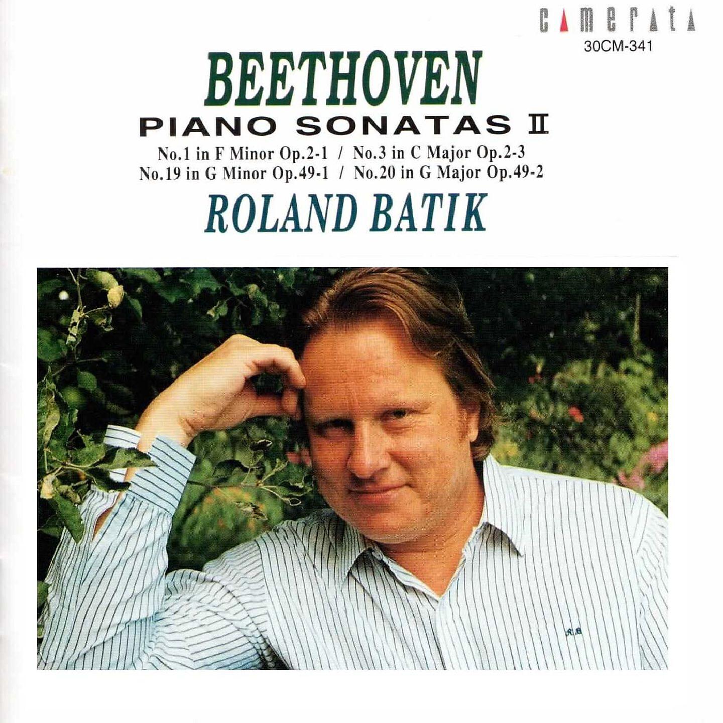 Roland Batik - Piano Sonata No. 1 in F Minor, Op. 2 No.1: III. Menuetto. Allegretto - Trio