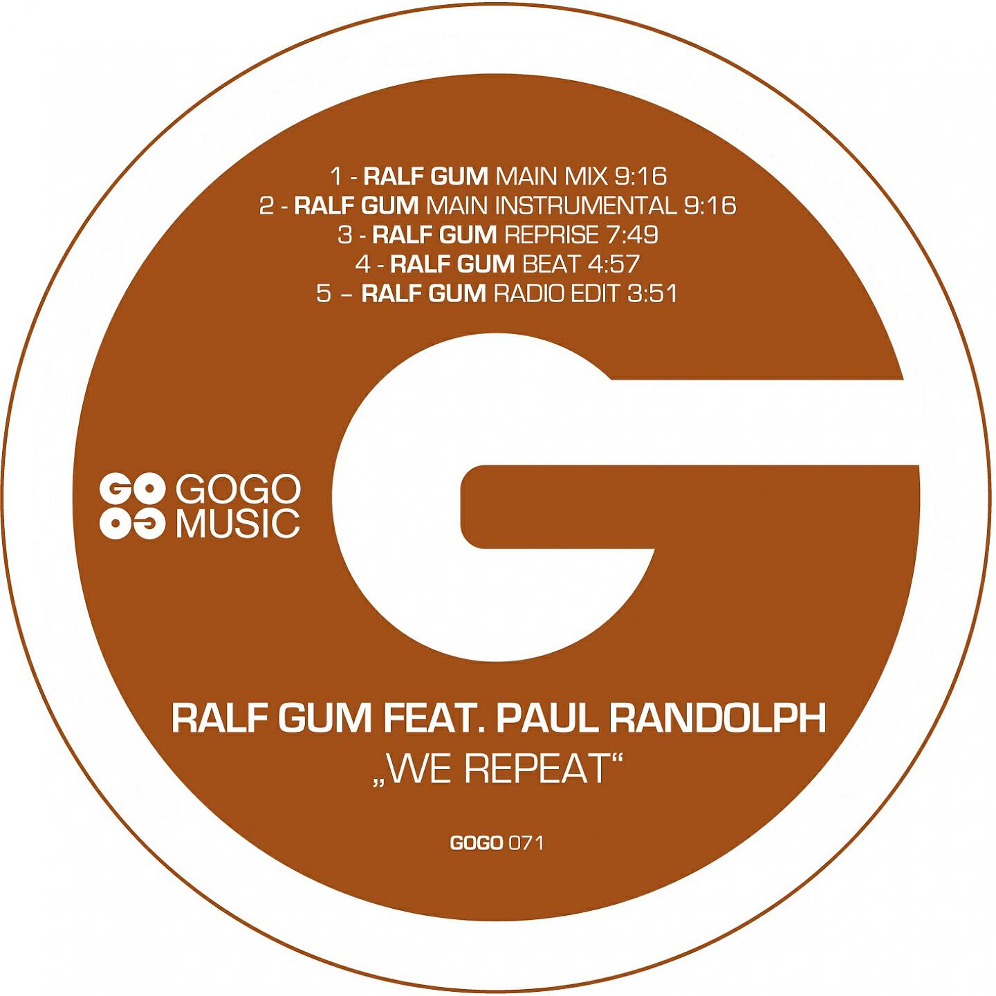 Ralf GUM - We Repeat (Ralf GUM Beat)