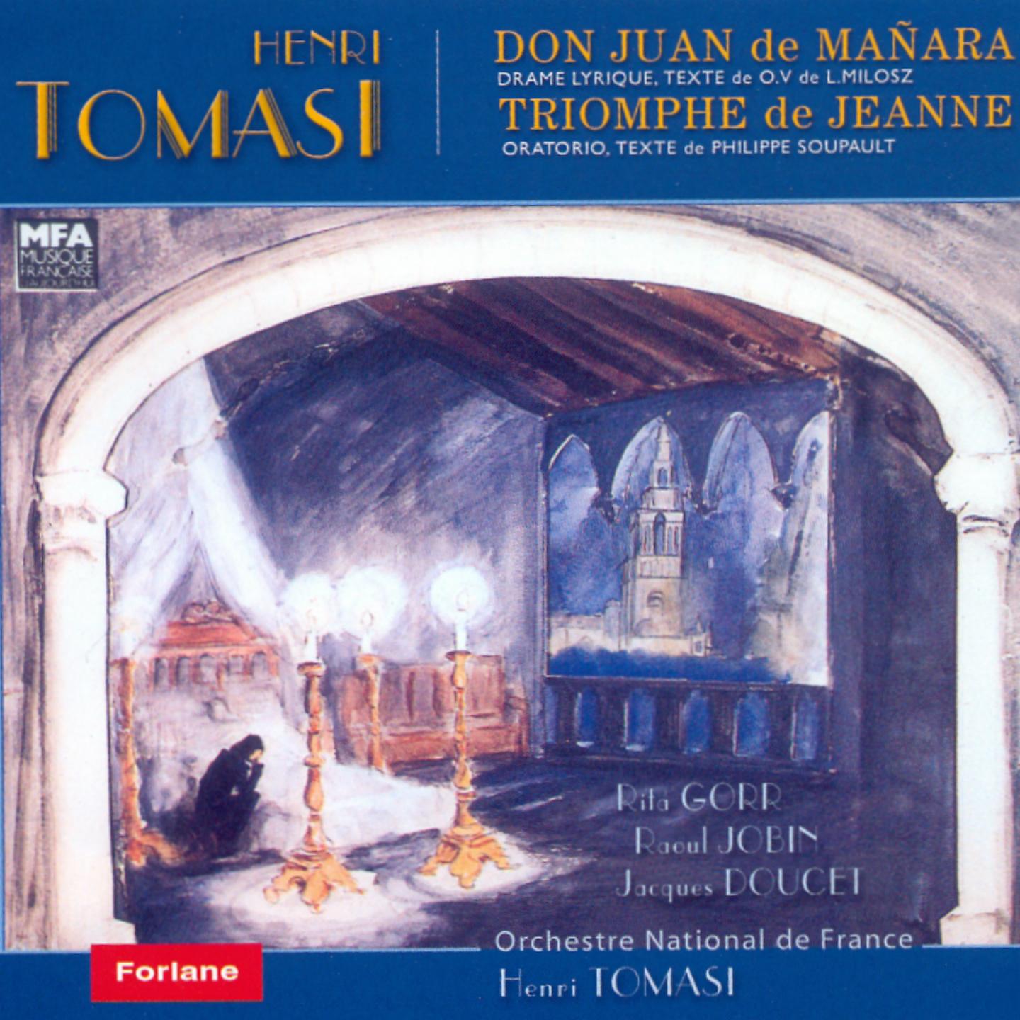 Постер альбома Tomasi: Don Juan de Mañara & Triomphe de Jeanne