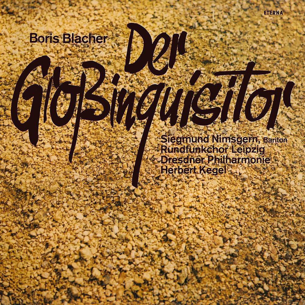 Постер альбома Blacher: Der Großinquisitor