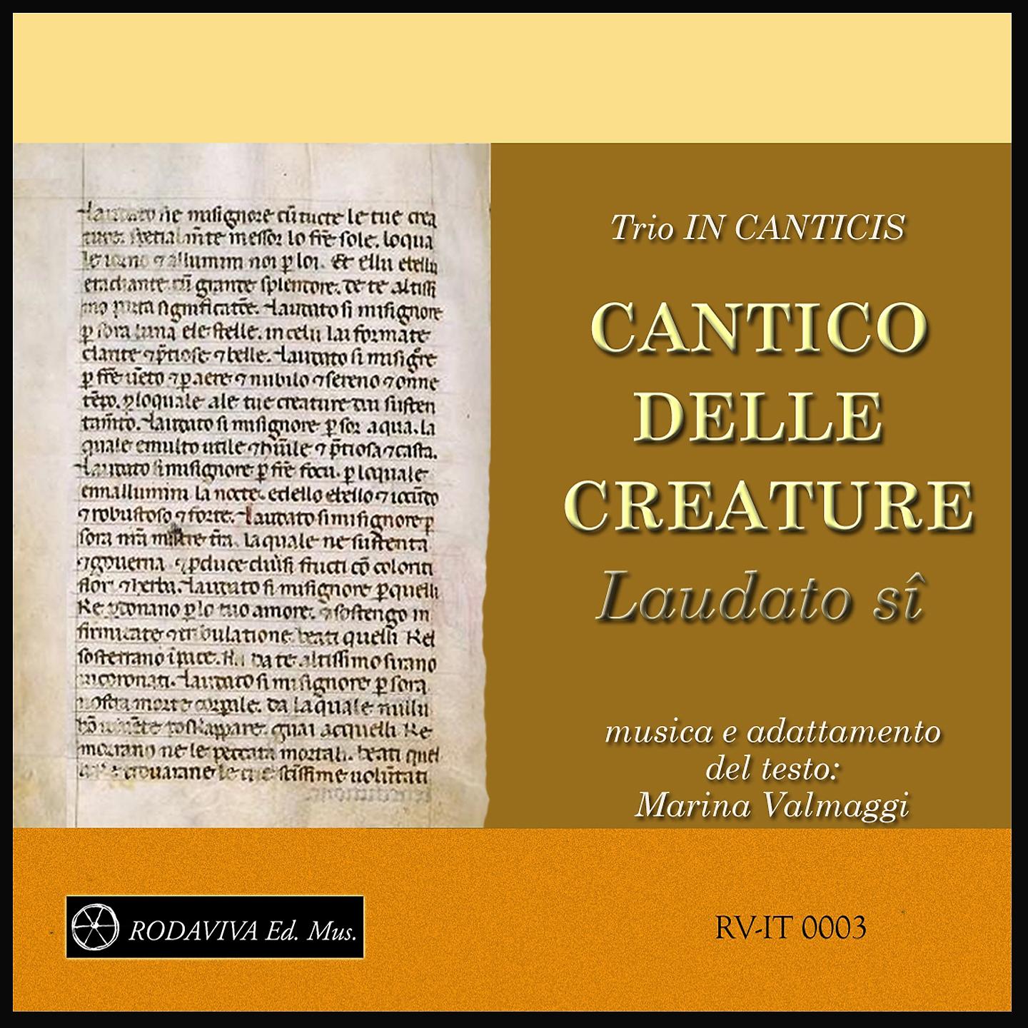 Постер альбома Cantico delle creature