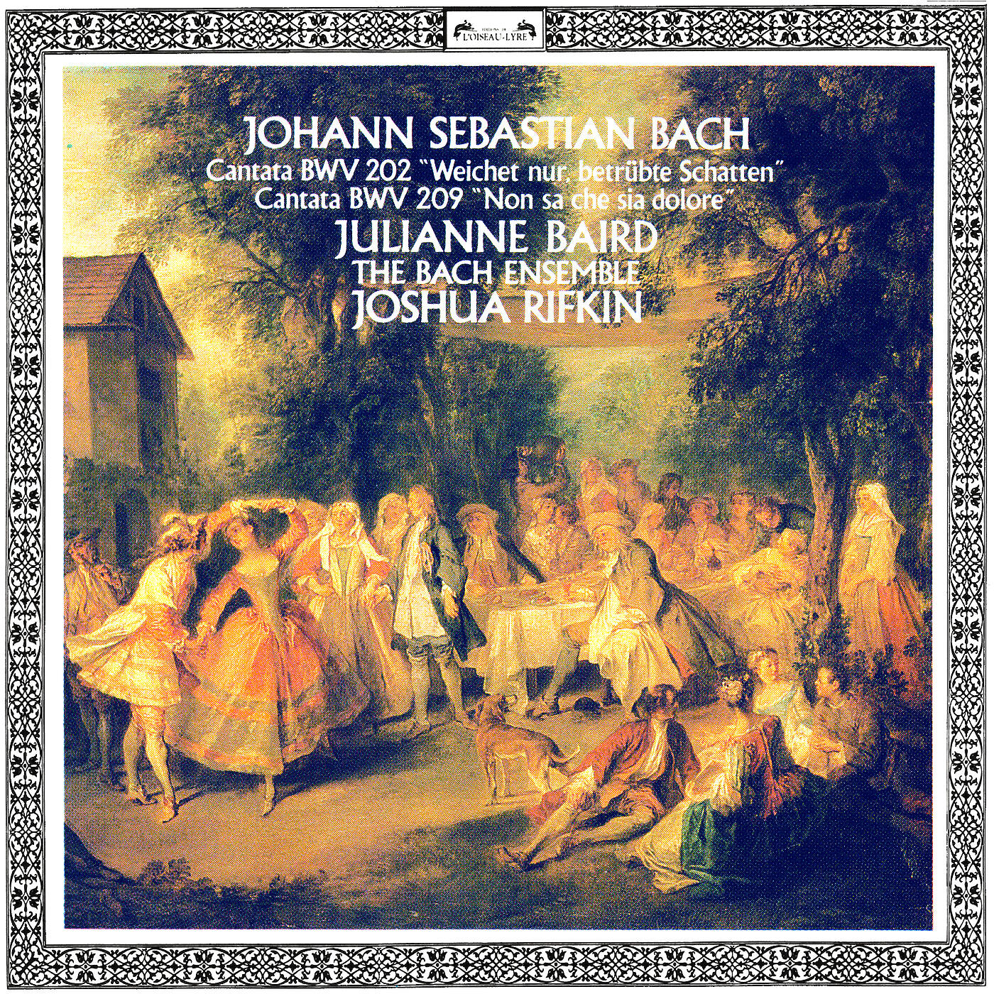 Joshua Rifkin - J.S. Bach: Non sa che sia dolore, Cantata BWV 209 - 1. Sinfonia