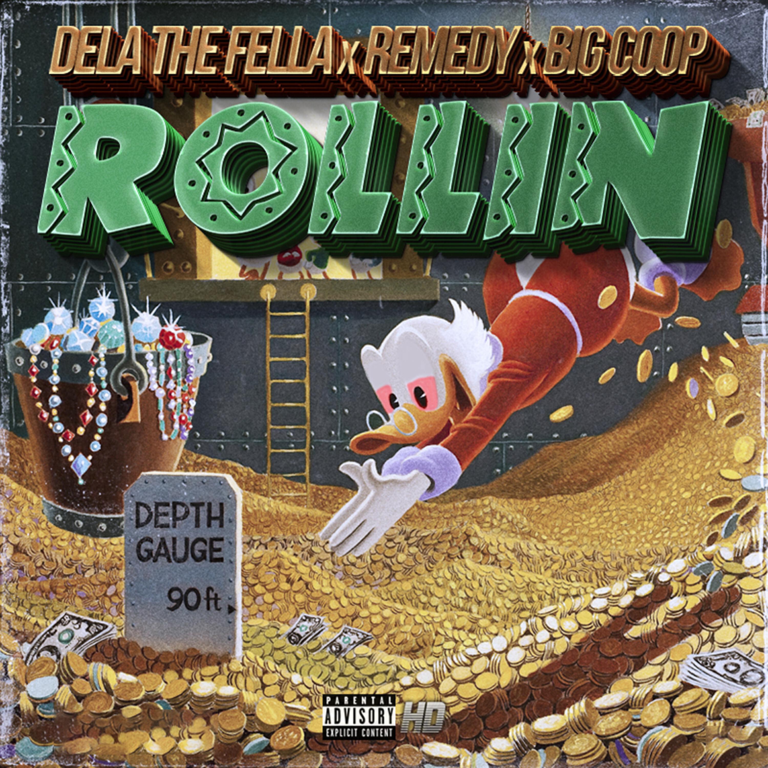 Dela The Fella - Rollin' (feat. Remedy & Big Coop)