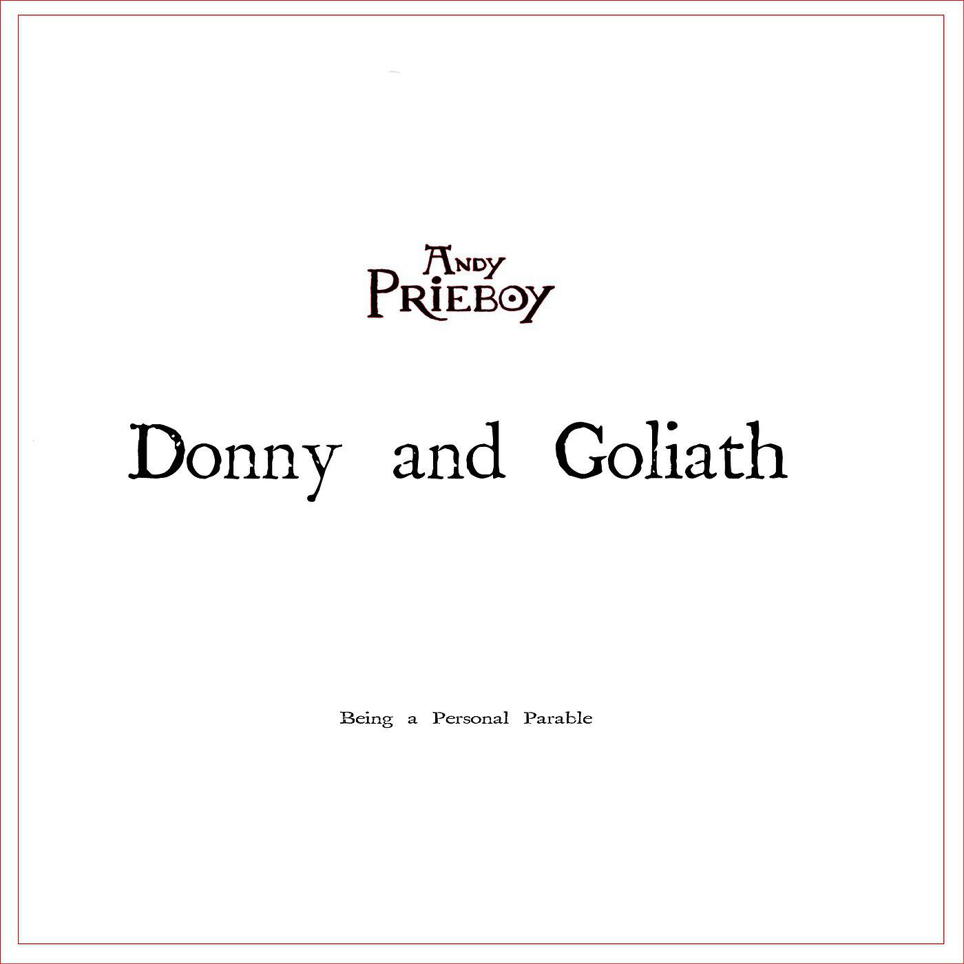 Andy Prieboy - Donny and Goliath
