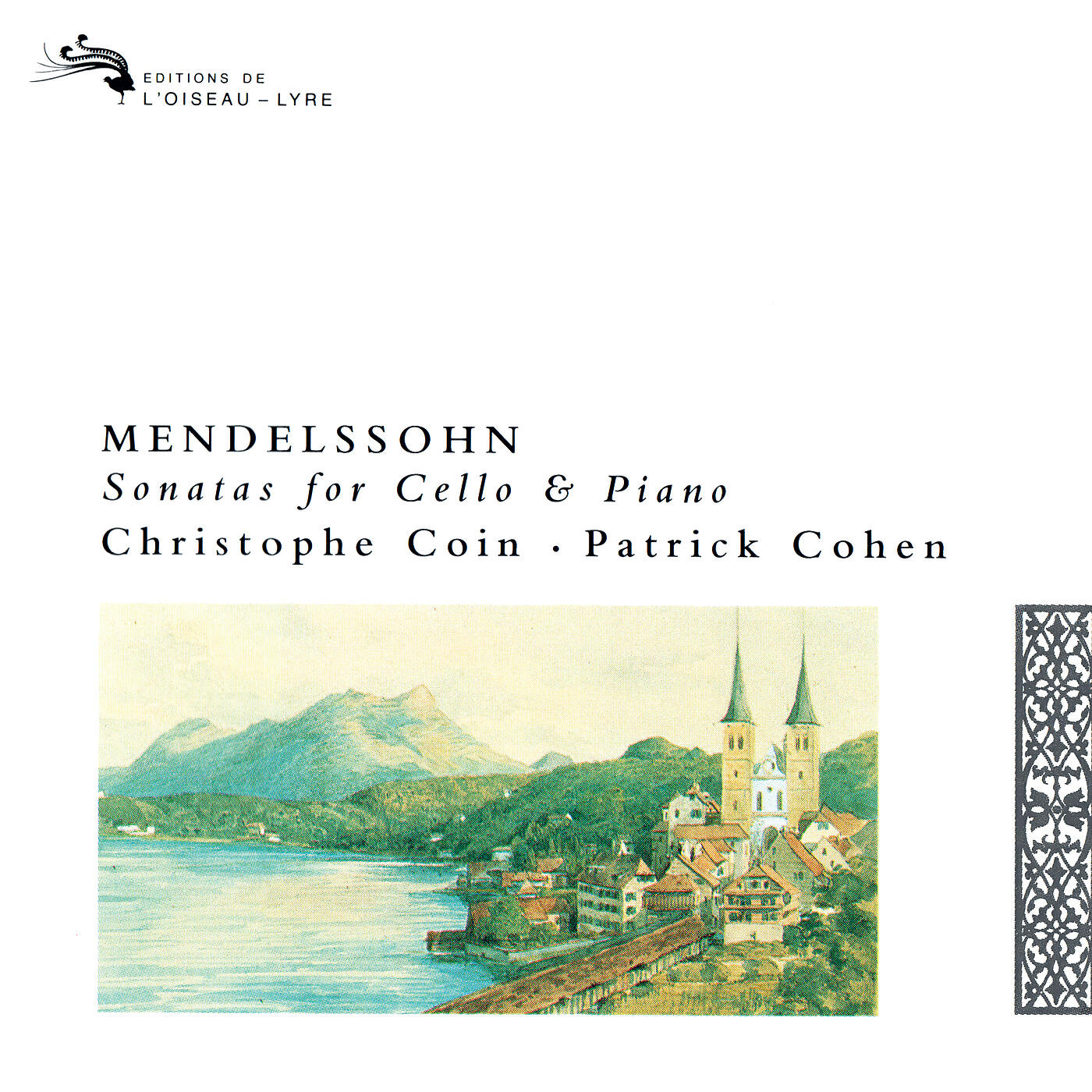 Christophe Coin - Mendelssohn: Lied ohne Worte, Op. 109