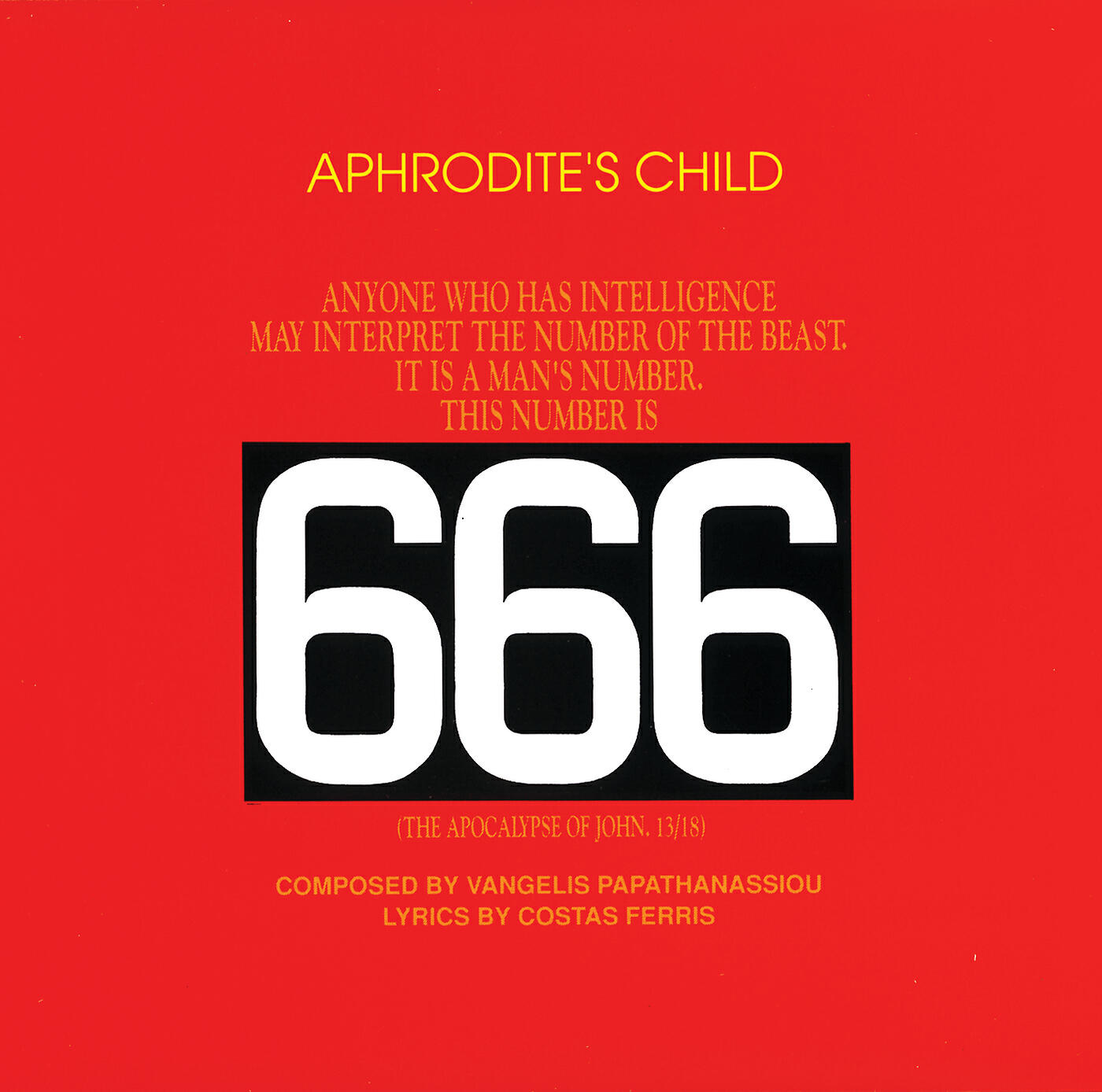 Aphrodite's Child - 00 (Infinity Symbol)