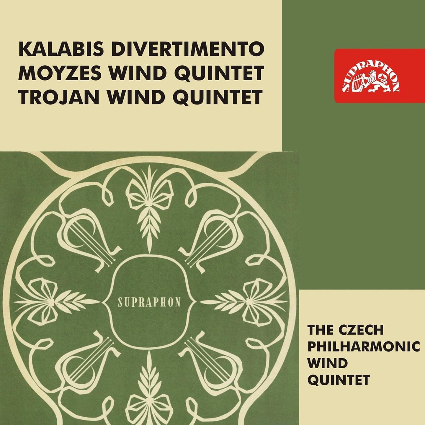 Постер альбома Kalabis: Divertimento - Moyzes, Trojan: Wind Quintets