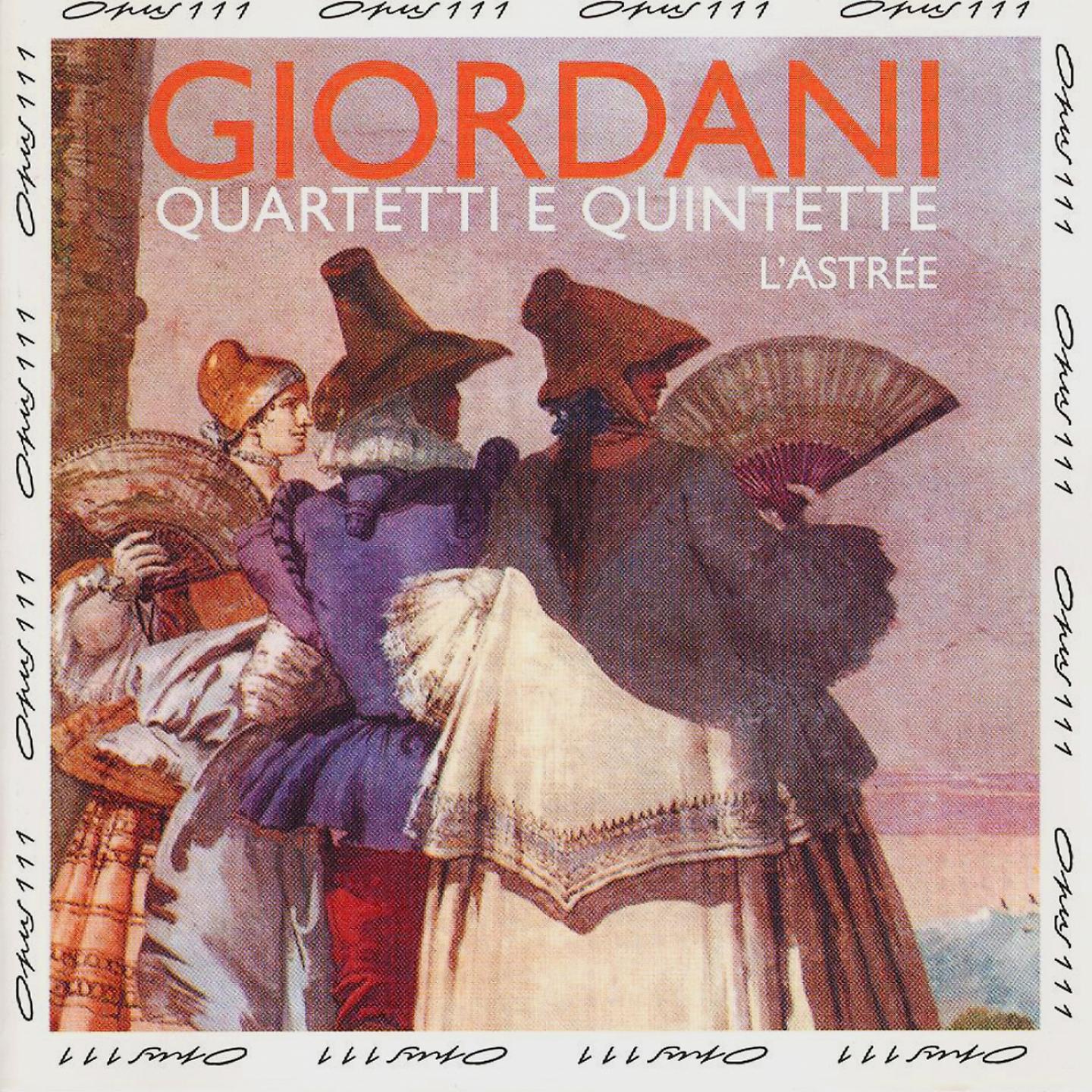 Постер альбома Tommaso Giordani: Quartets & Quintets