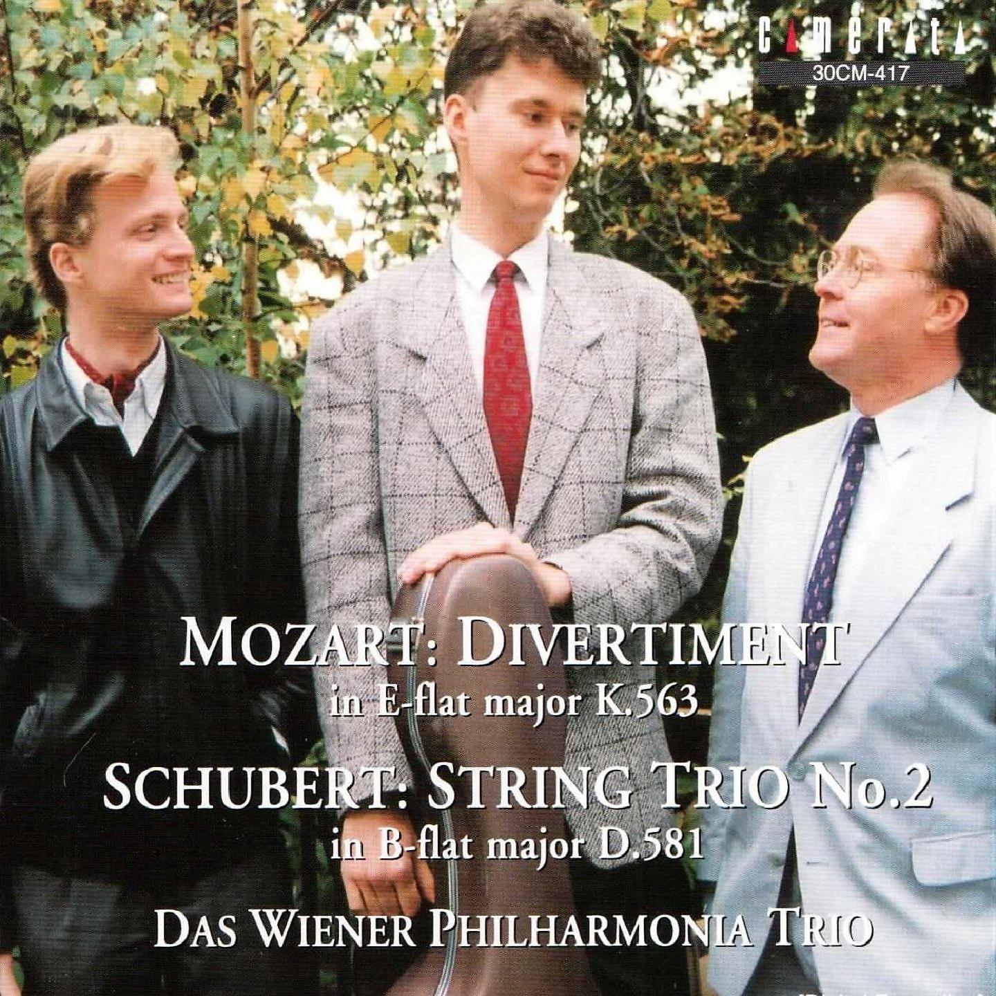 Постер альбома Mozart: Divertimento - Schubert: String Trio No. 2