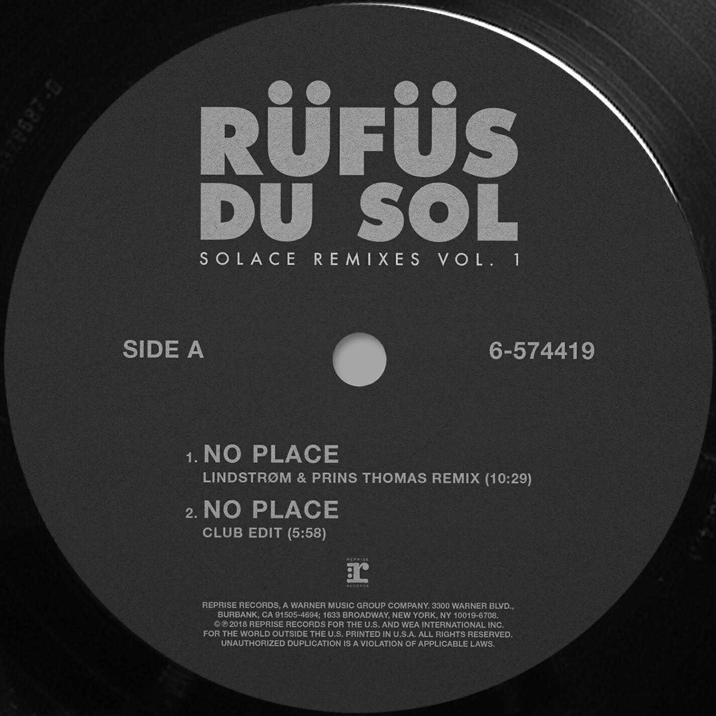 RÜFÜS DU SOL - No Place (Lindstrøm & Prins Thomas Remix)