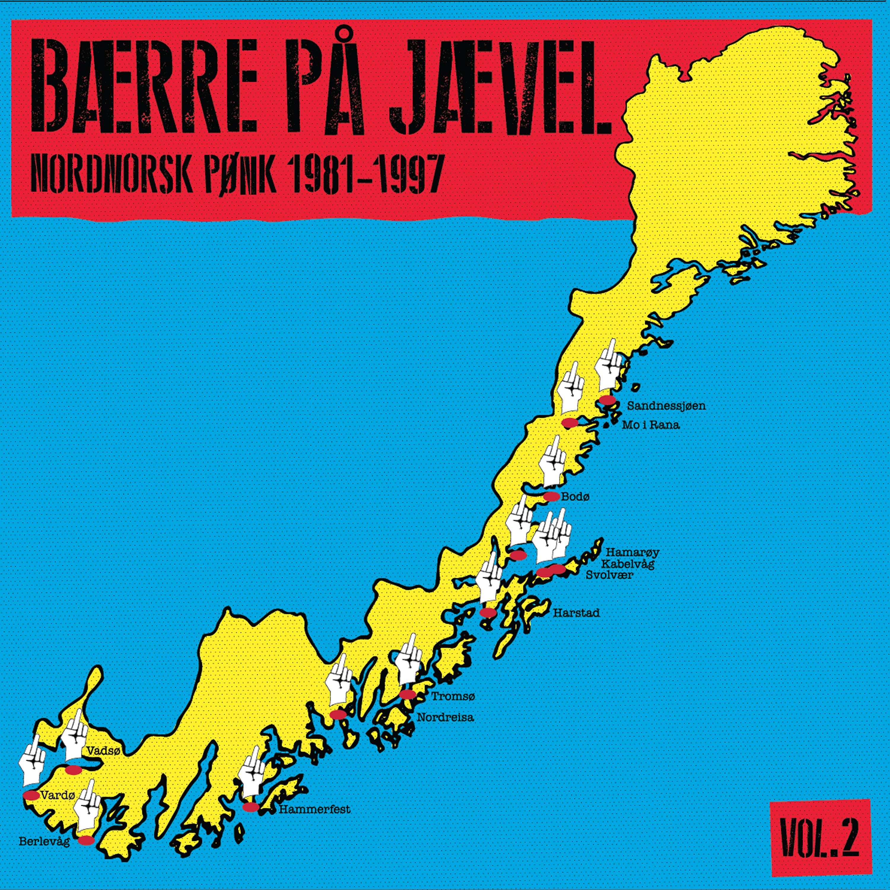 Постер альбома Bærre På Jævel - Nordnorsk Pønk 1981 - 1997 Vol. 2