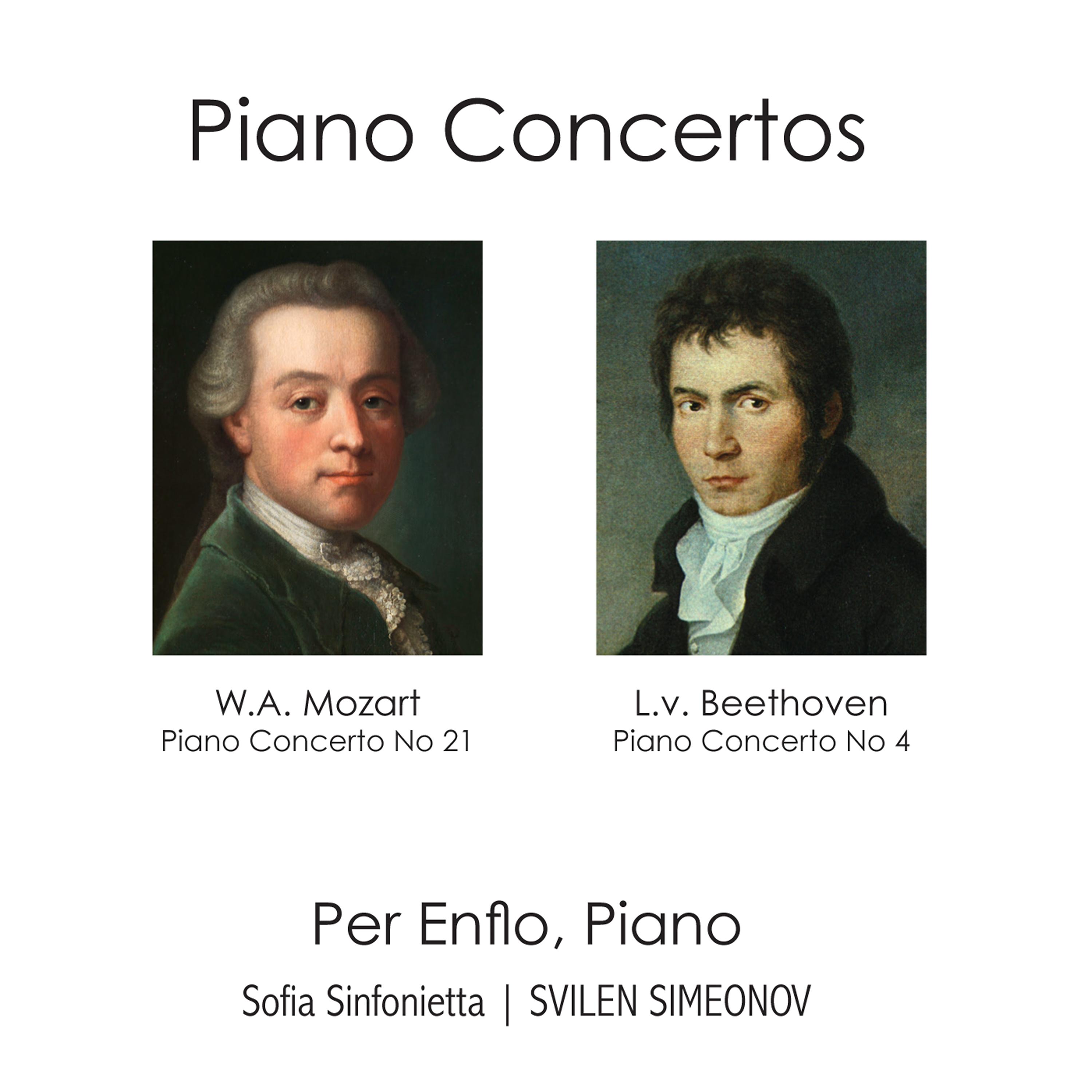 Постер альбома Mozart: Piano Concerto No.21 (Live) & Beethoven: Piano Concerto No.4