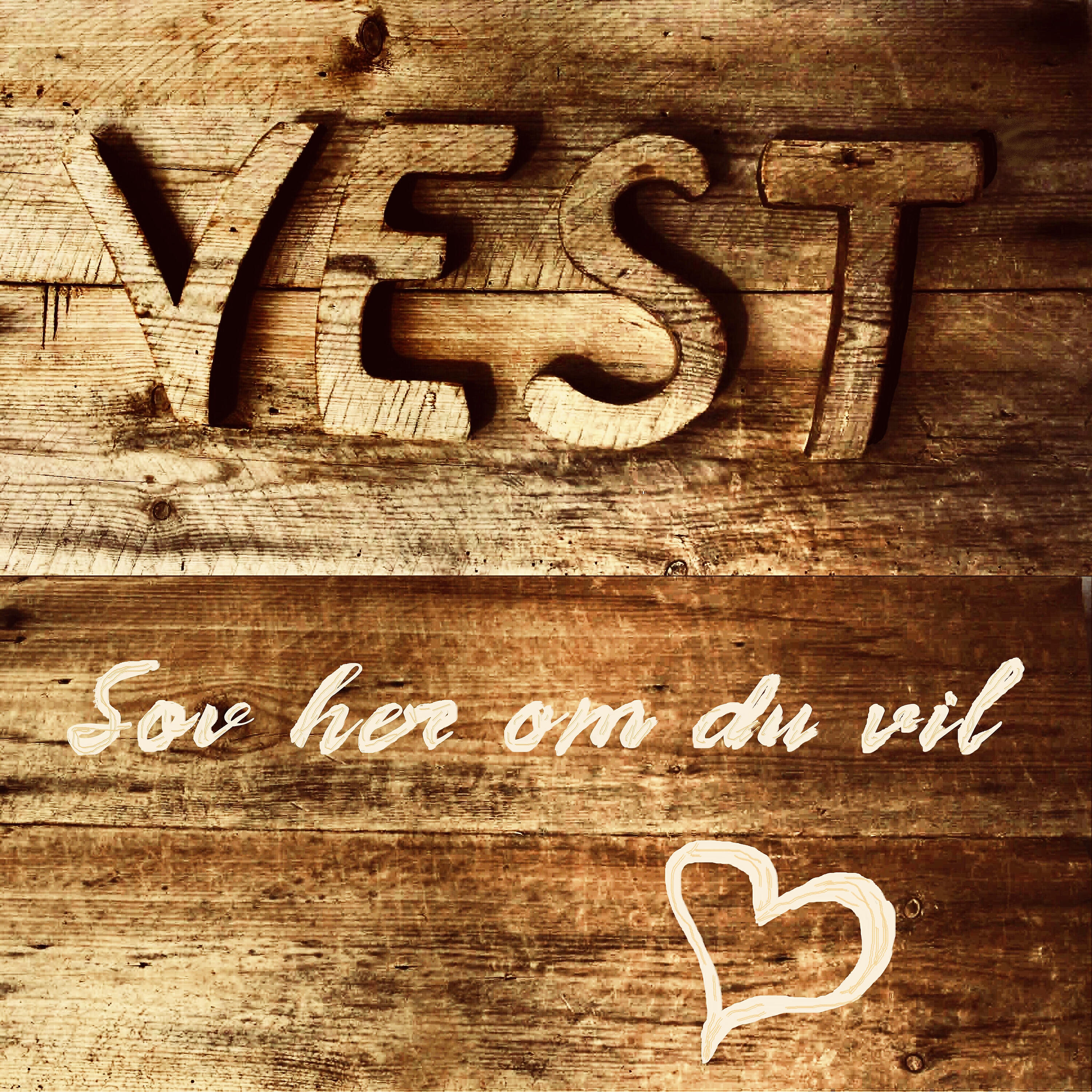Vest - Sov her om du vil