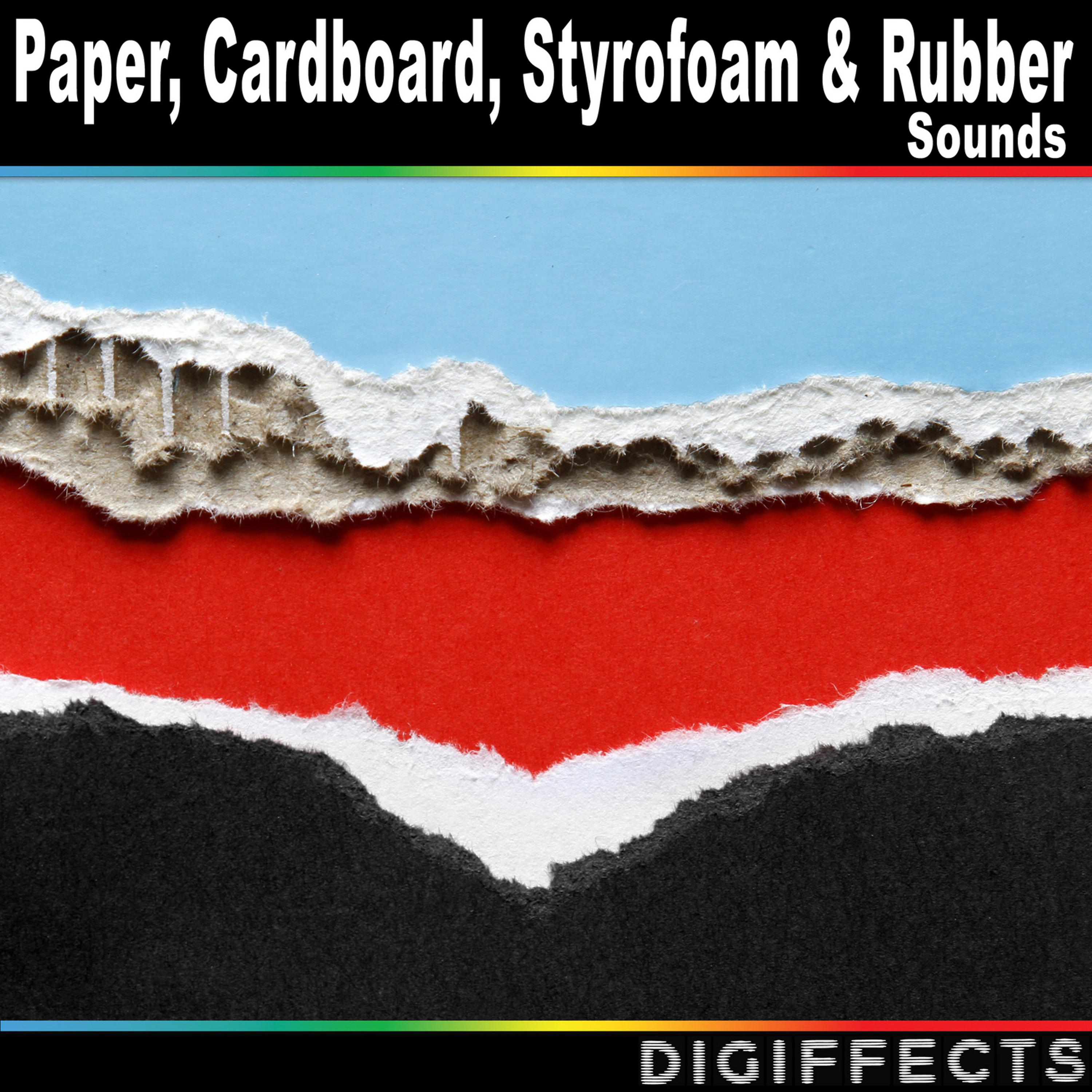 Digiffects Sound Effects Library - Cellular Plastic or Styrofoam Rubbing Against Leather Version 1