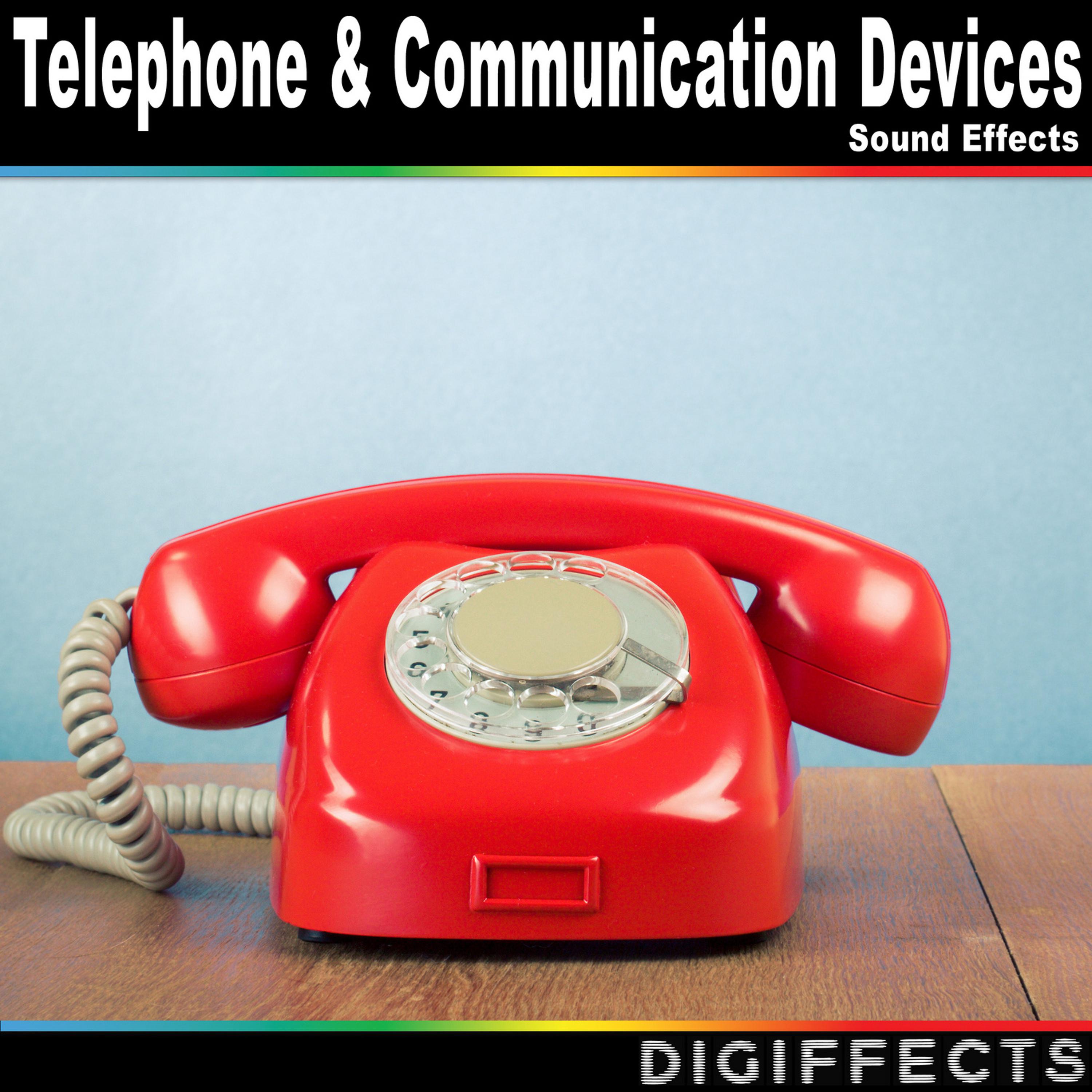 Постер альбома Telephone & Communication Devices Sound Effects