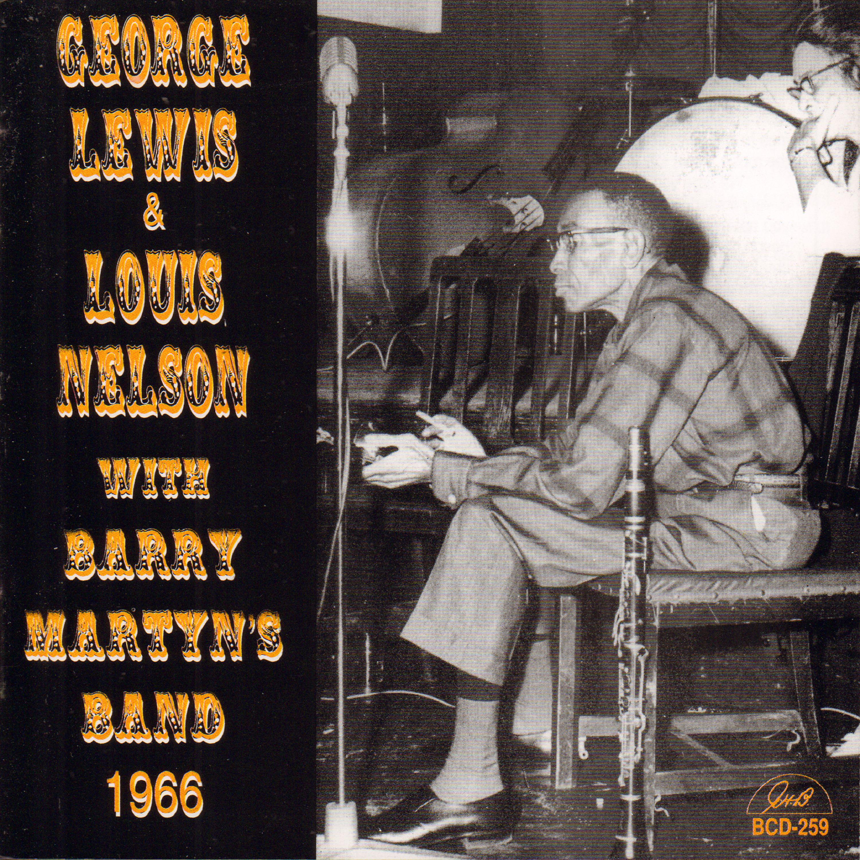 Постер альбома George Lewis and Louis Nelson with Barry Martyn's Band 1966