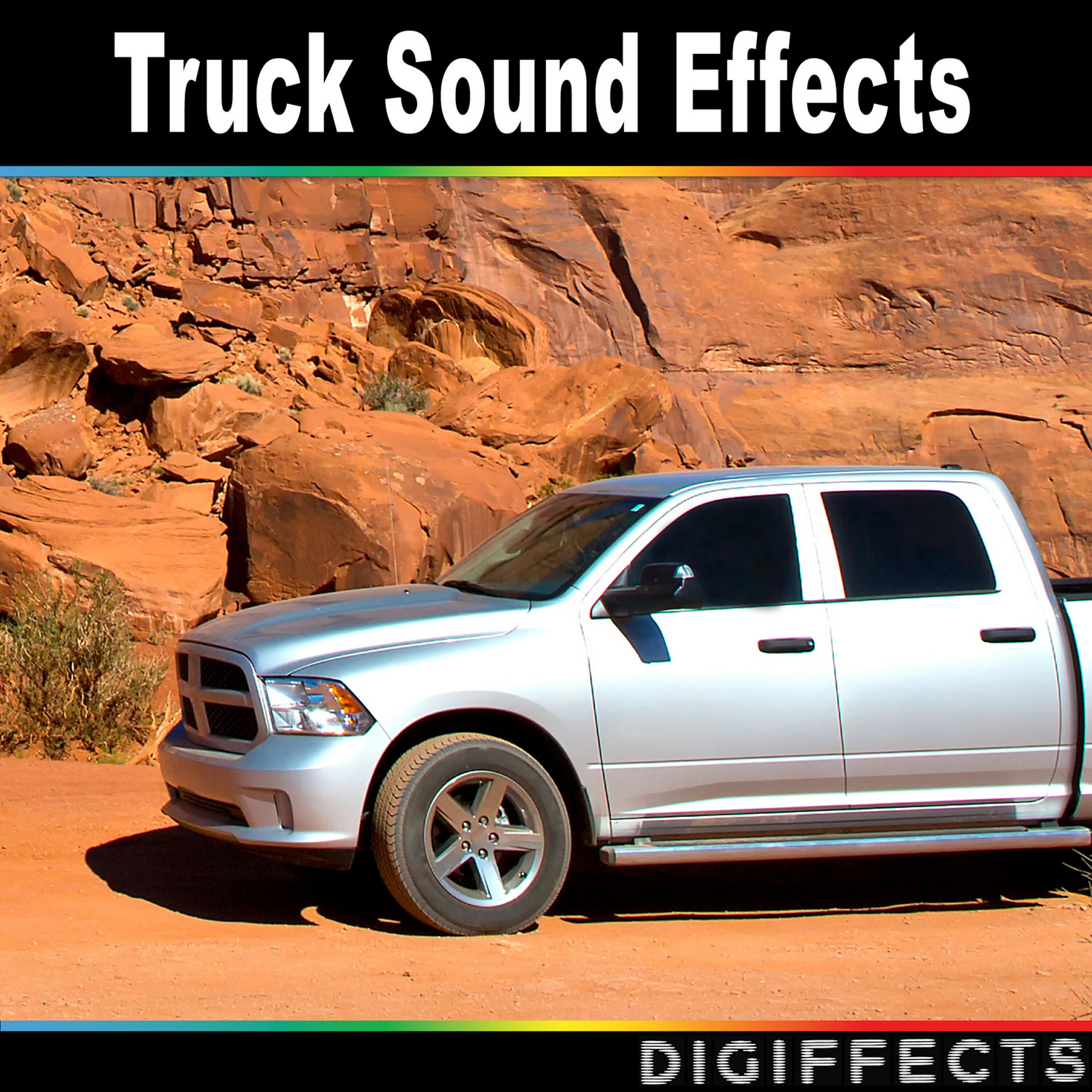 Digiffects Sound Effects Library - Large Transport Lorry or Bus on, Reverse Drive off and Stops