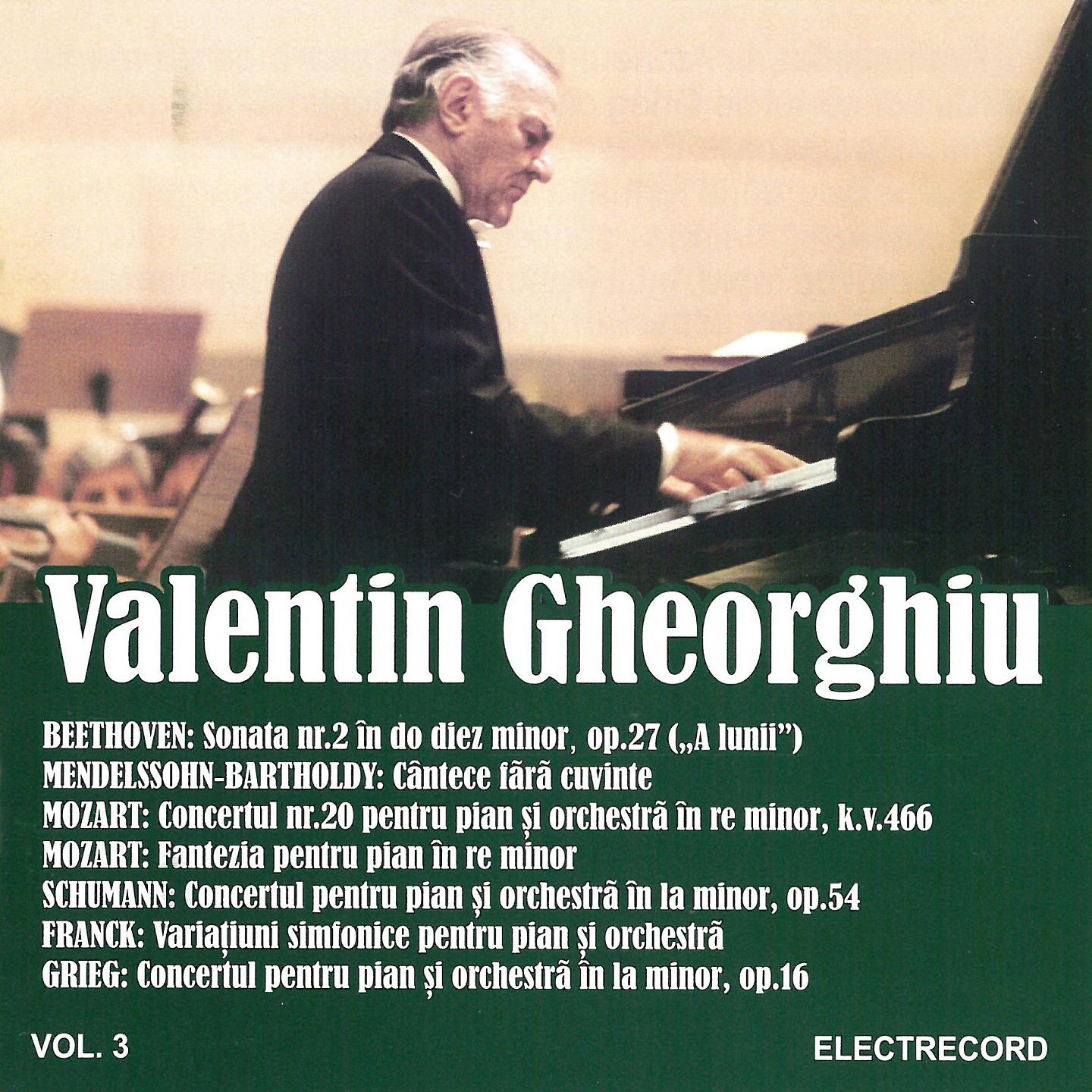 Постер альбома Valentin Gheorghiu, Vol. 3, Vol. II
