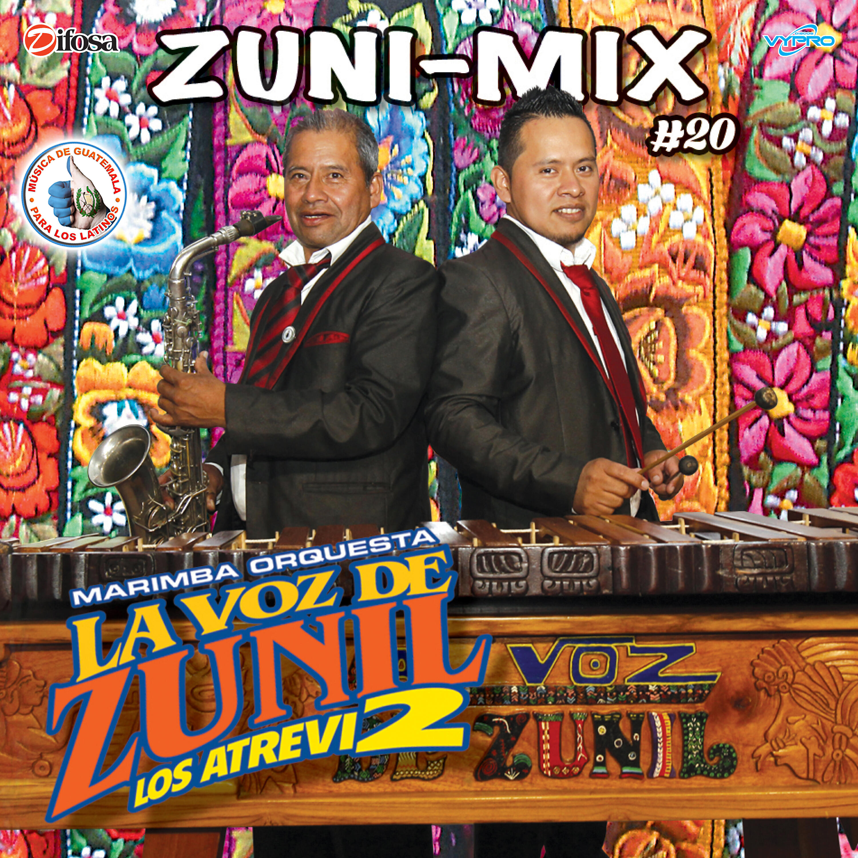 Marimba Orquesta La Voz de Zunil - Zuni-Mix Rana: Luna de Xelaju / Aventurero / Mi Secretaria