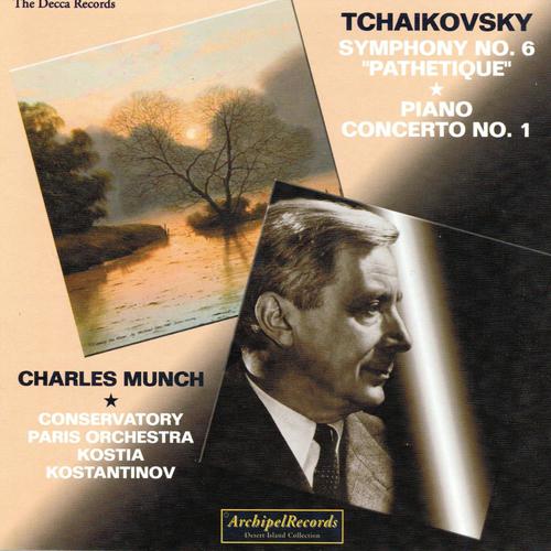Постер альбома Piotr Iljic Tchaikovsky : Symphony No. 6 Pathétique, Piano Concerto No. 1