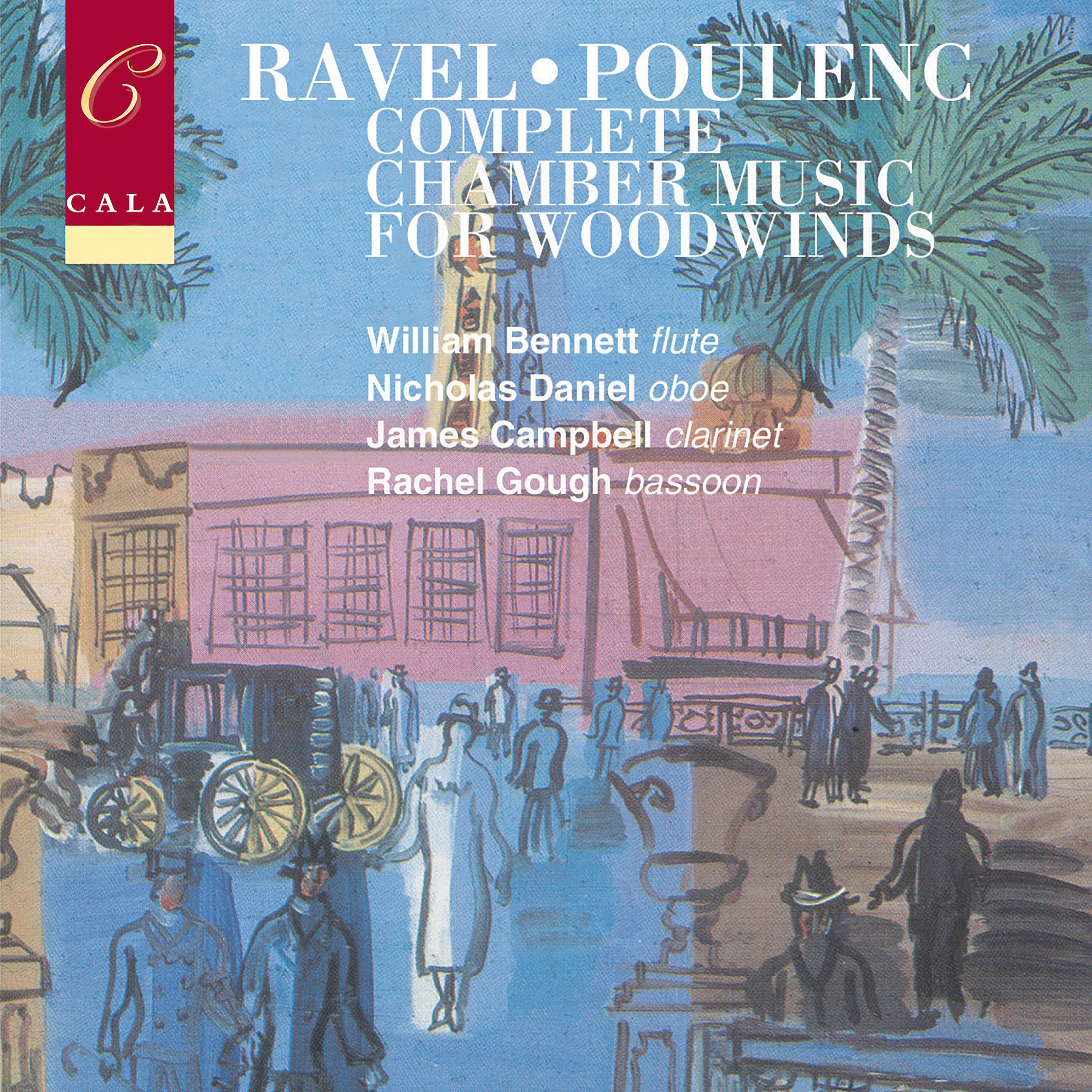 Постер альбома French Chamber Music for Woodwinds Volume Two: Ravel & Poulenc