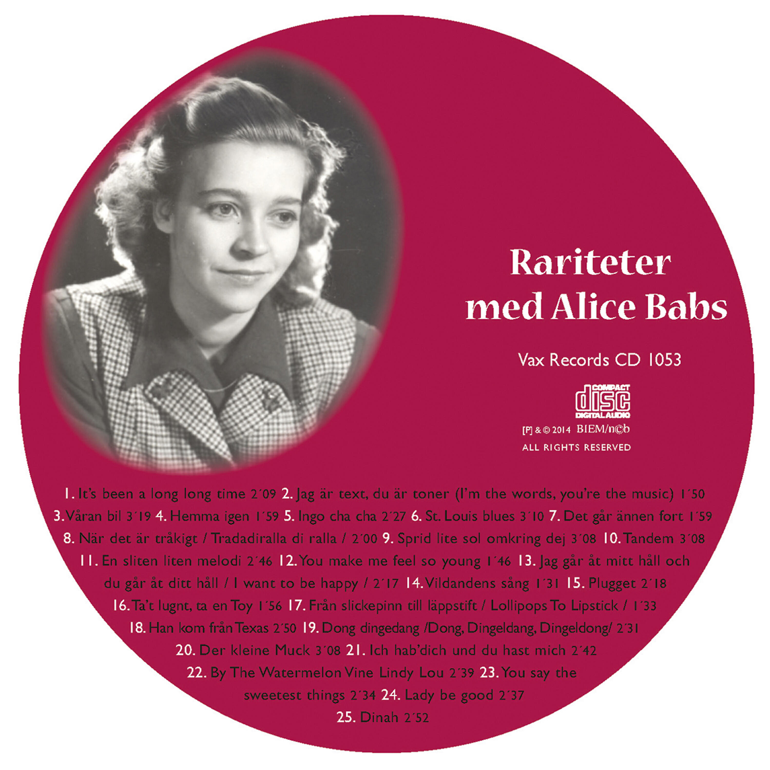 Alice Babs - Från slickepinn till läppstift / Lollipops To Lipstick