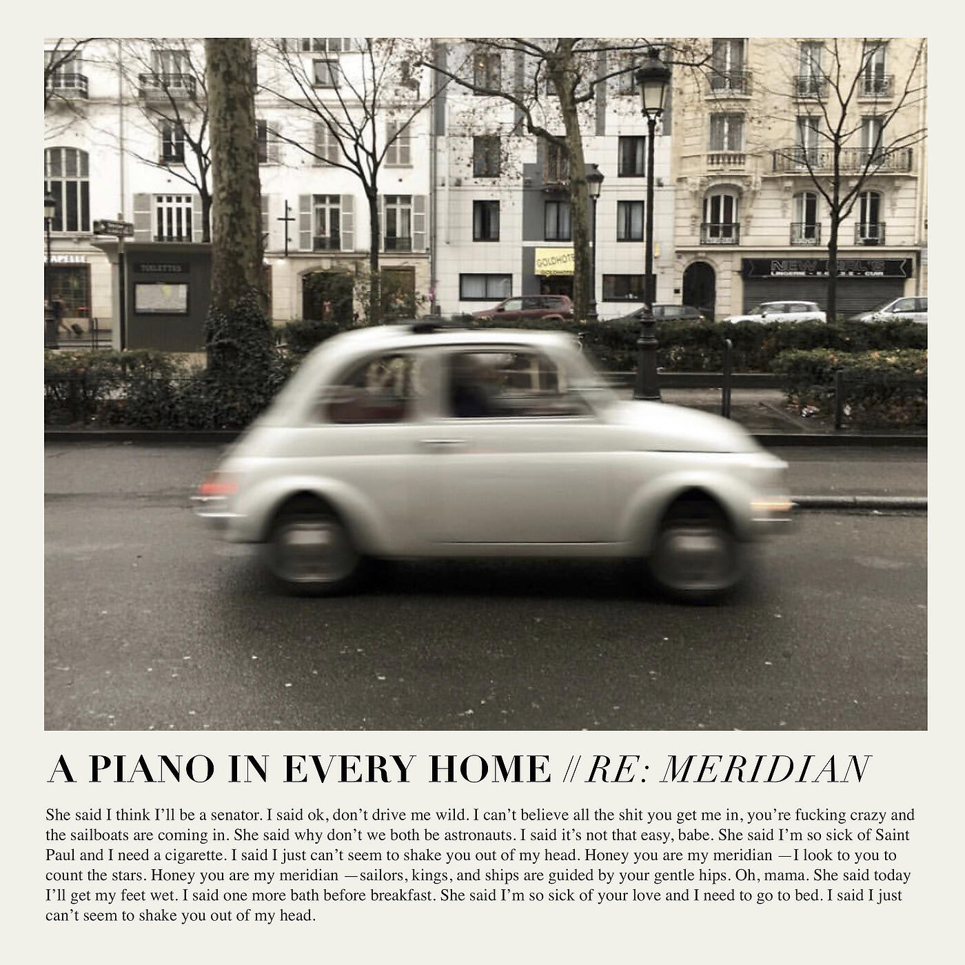 A Piano In Every Home - Re: Meridian