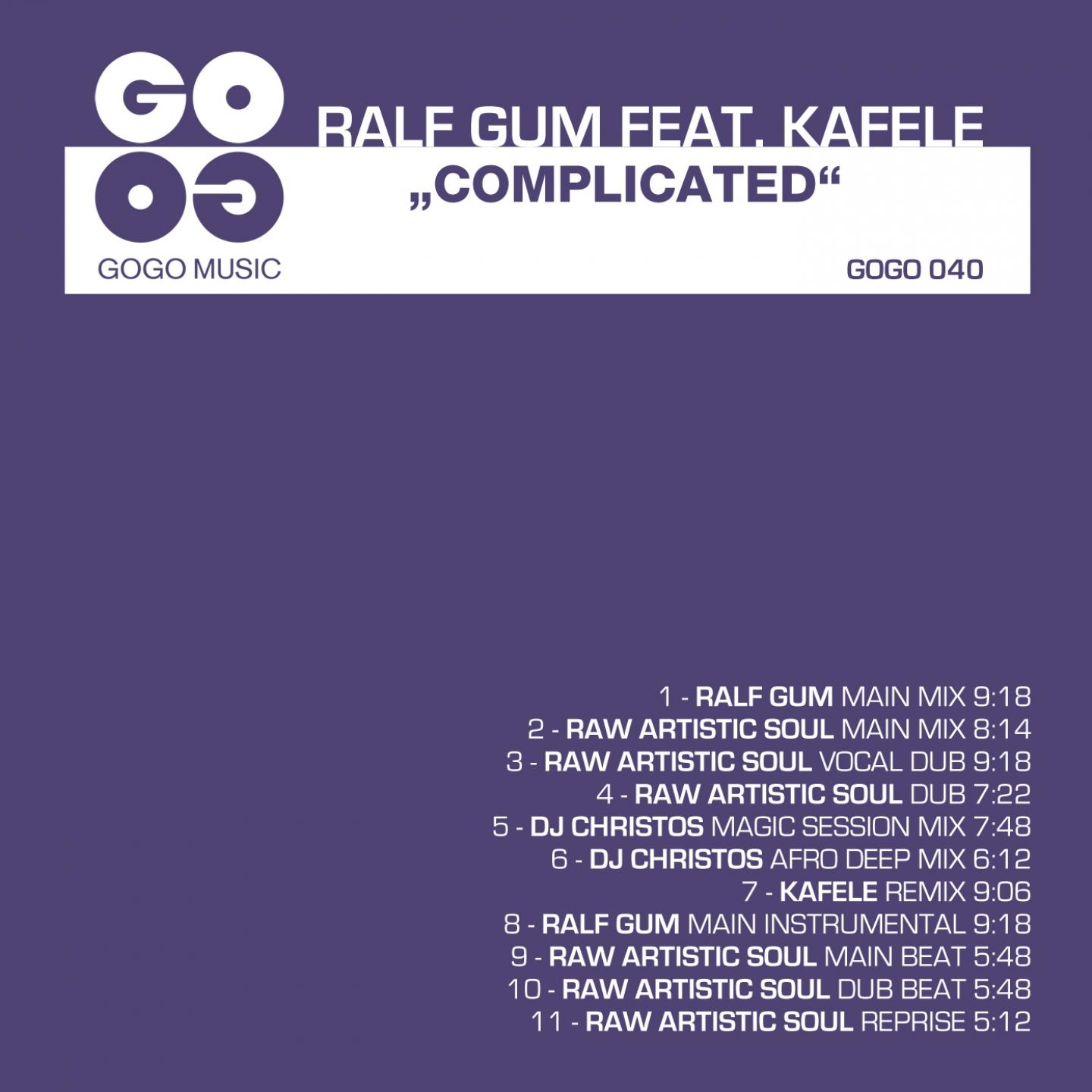 Ralf GUM - Complicated (DJ Christos Magic Session Mix)