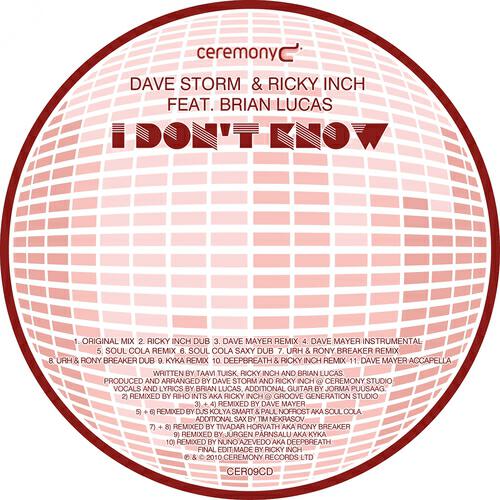 Ricky Inch - I Don't Know (Kyka Remix)