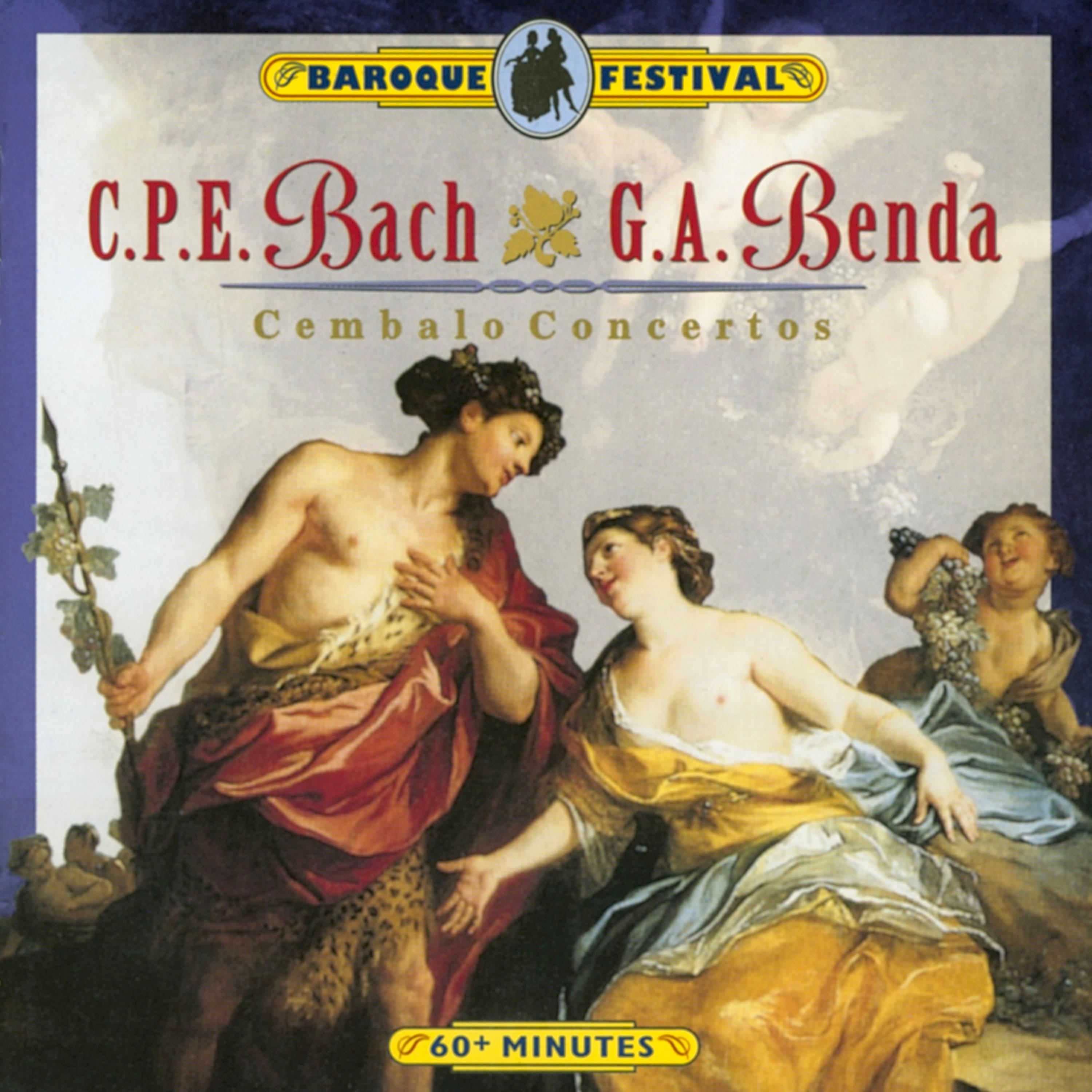 Постер альбома C.P. E. Bach & G. A. Benda: Cembalo Concertos
