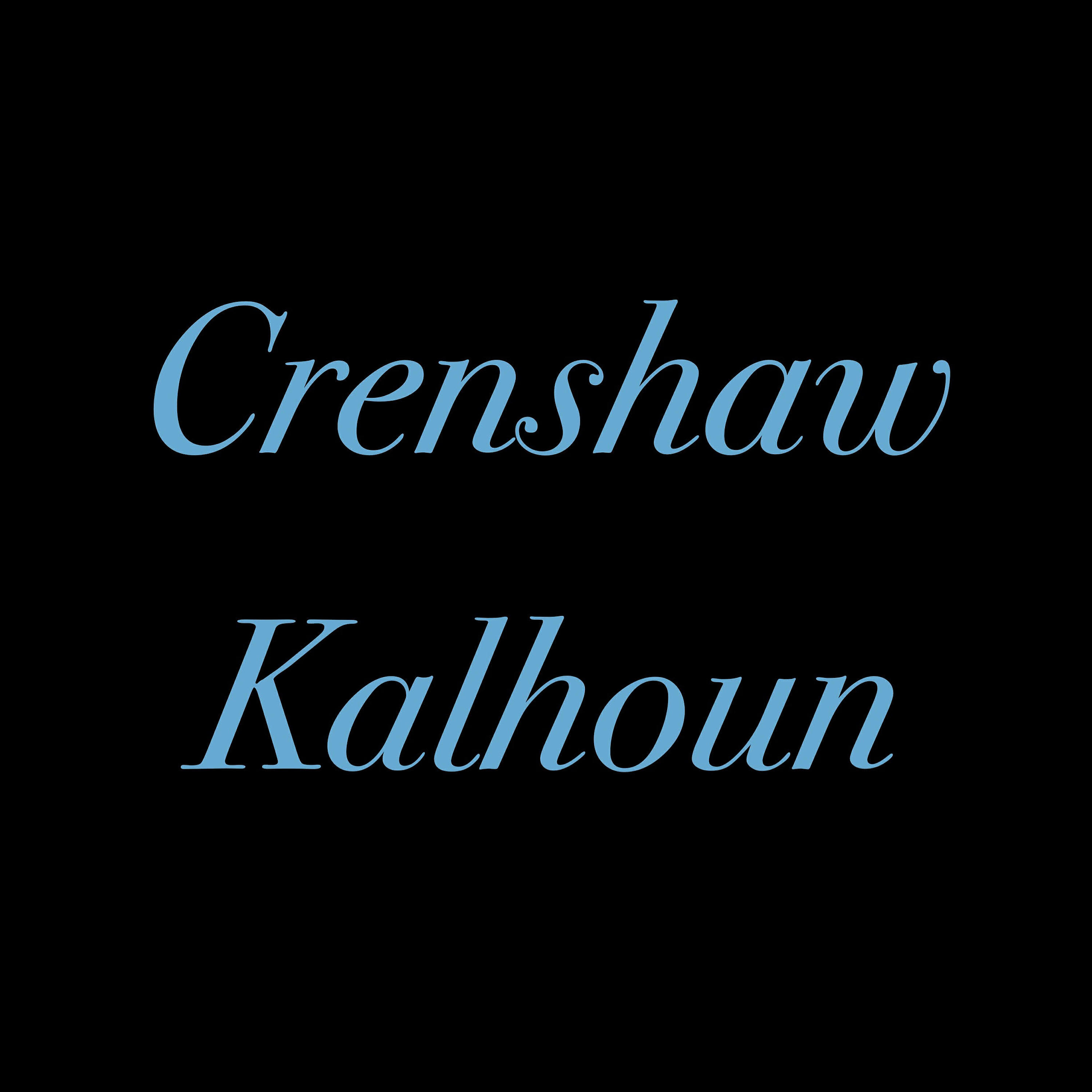 Crenshaw Kalhoun - My Language