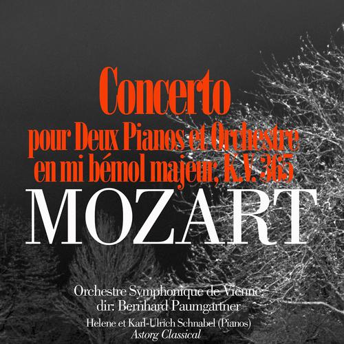 Постер альбома Mozart: Concerto pour deux pianos et orchestre en mi bémol majeur, K.V. 365