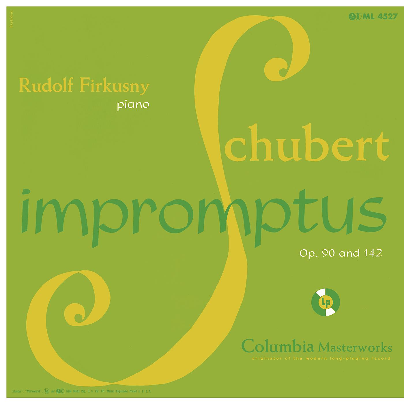 Rudolf Firkusny - Four Impromptus, D. 935, Op. 142: Impromptu No. in 3 B-Flat Major