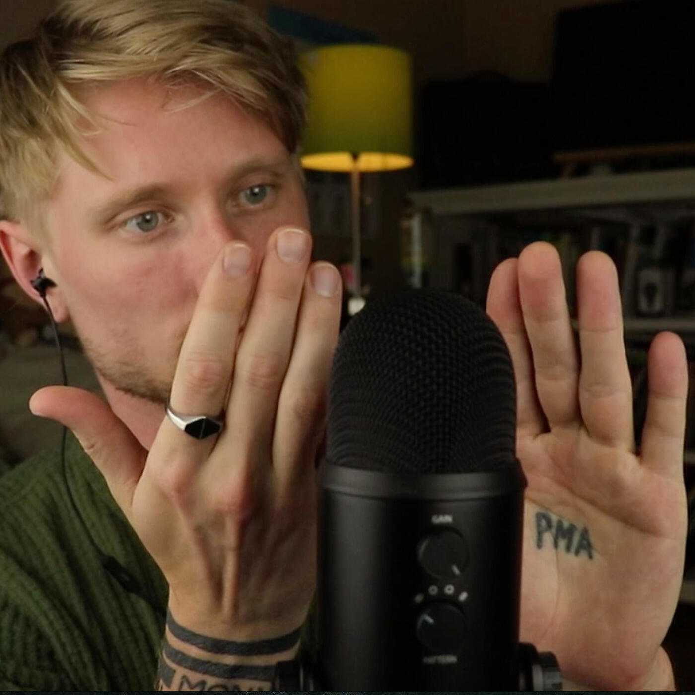Marno ASMR - Fast Hand Sounds and up Close Trigger Words, Pt. 2