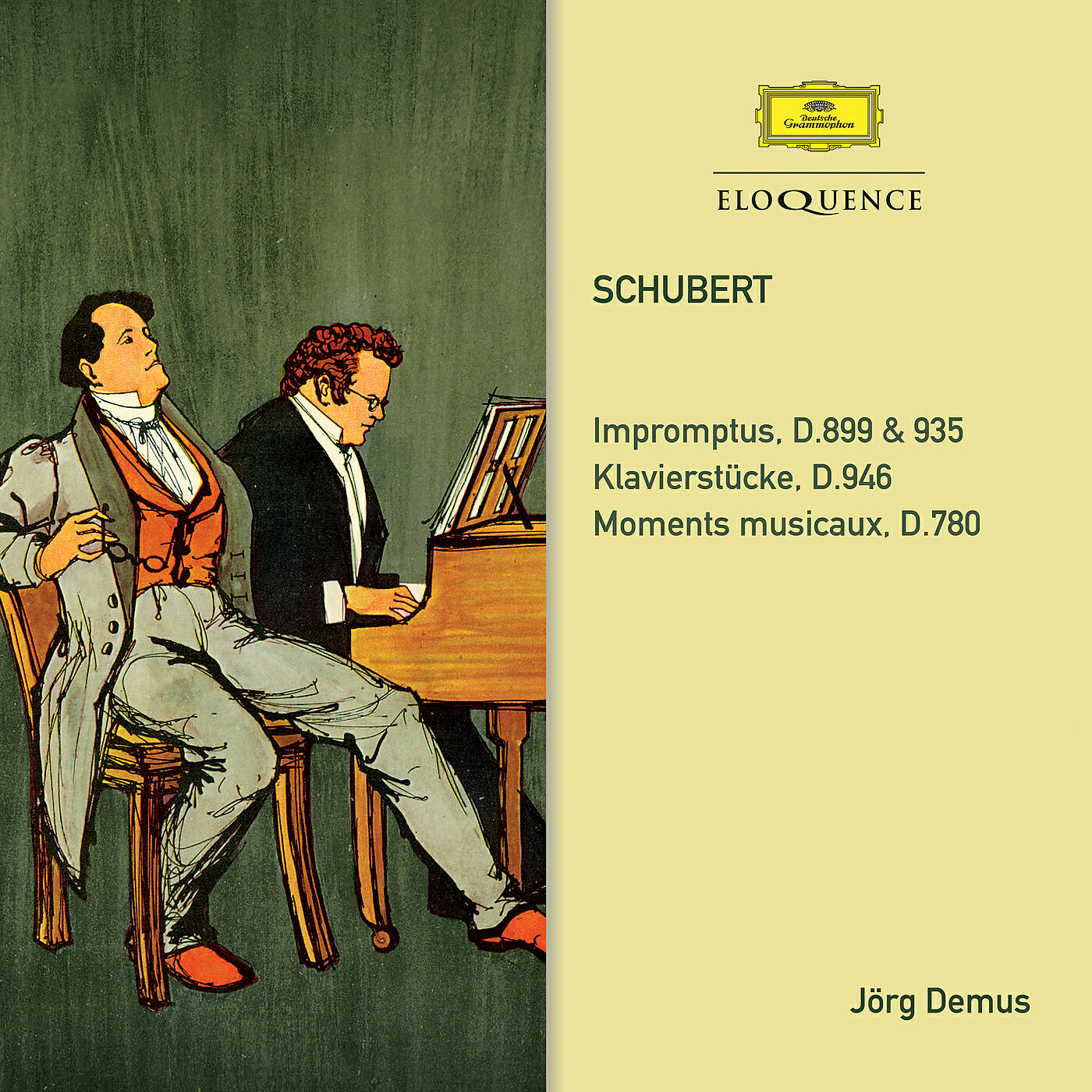 Jörg Demus - Schubert: 4 Impromptus, Op.90, D.899 - No.1 in C minor: Allegro molto moderato