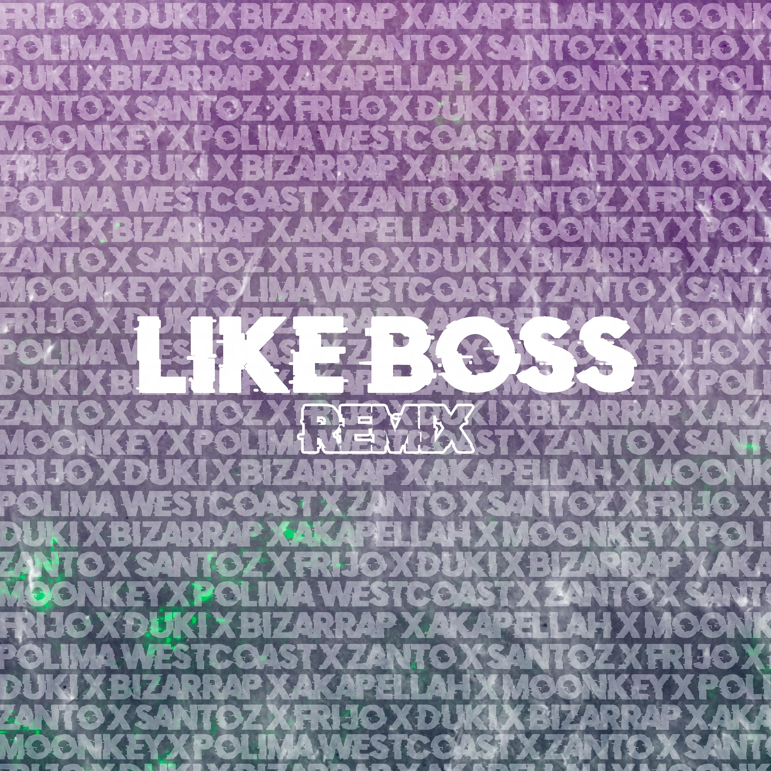 Постер альбома Like Boss (Remix) (feat. Duki, Akapellah, Moonkey, Polima Westcoast, Santoz, Zanto)