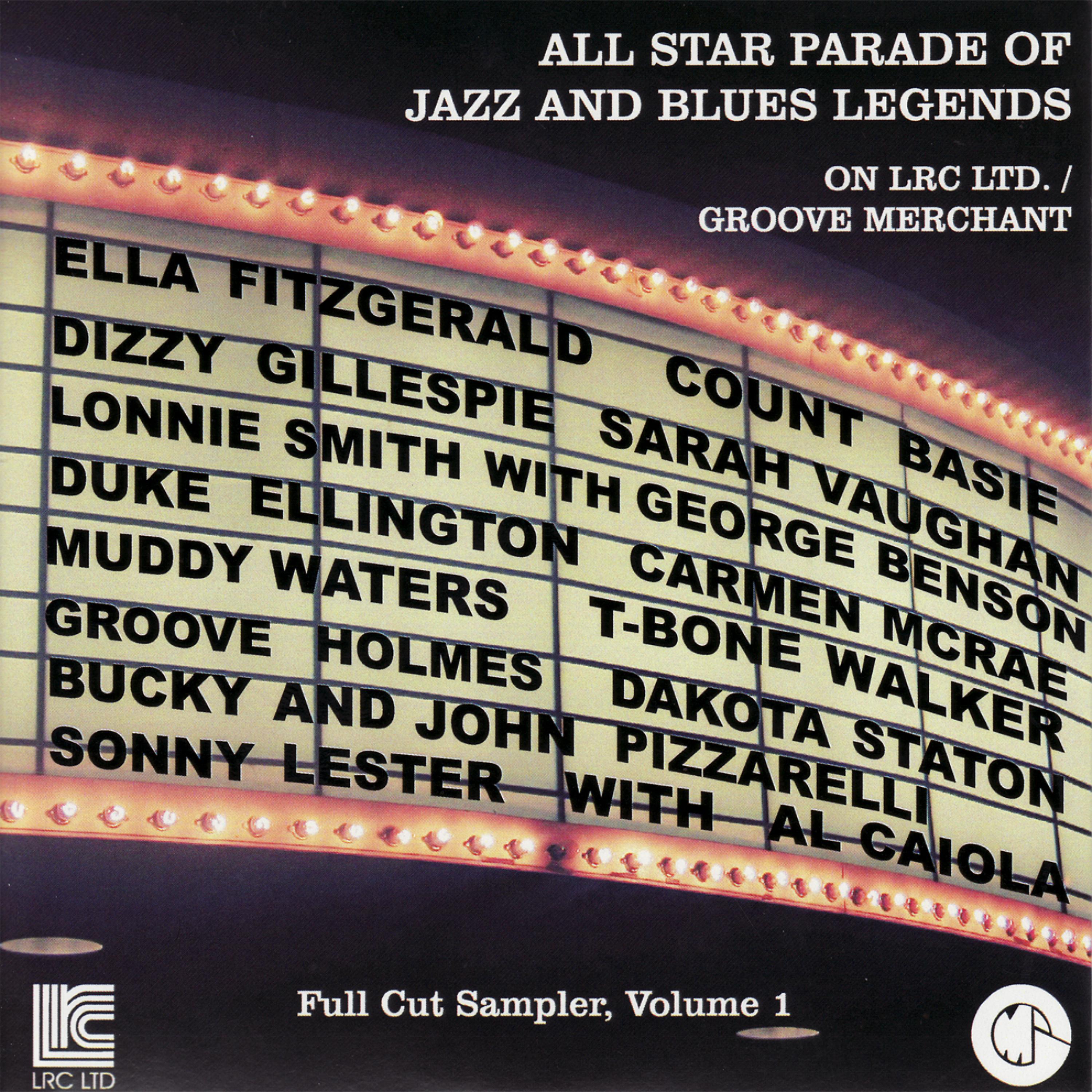 Постер альбома All Star Parade of Jazz and Blues Legends - Full Cut Sampler, Vol. 1