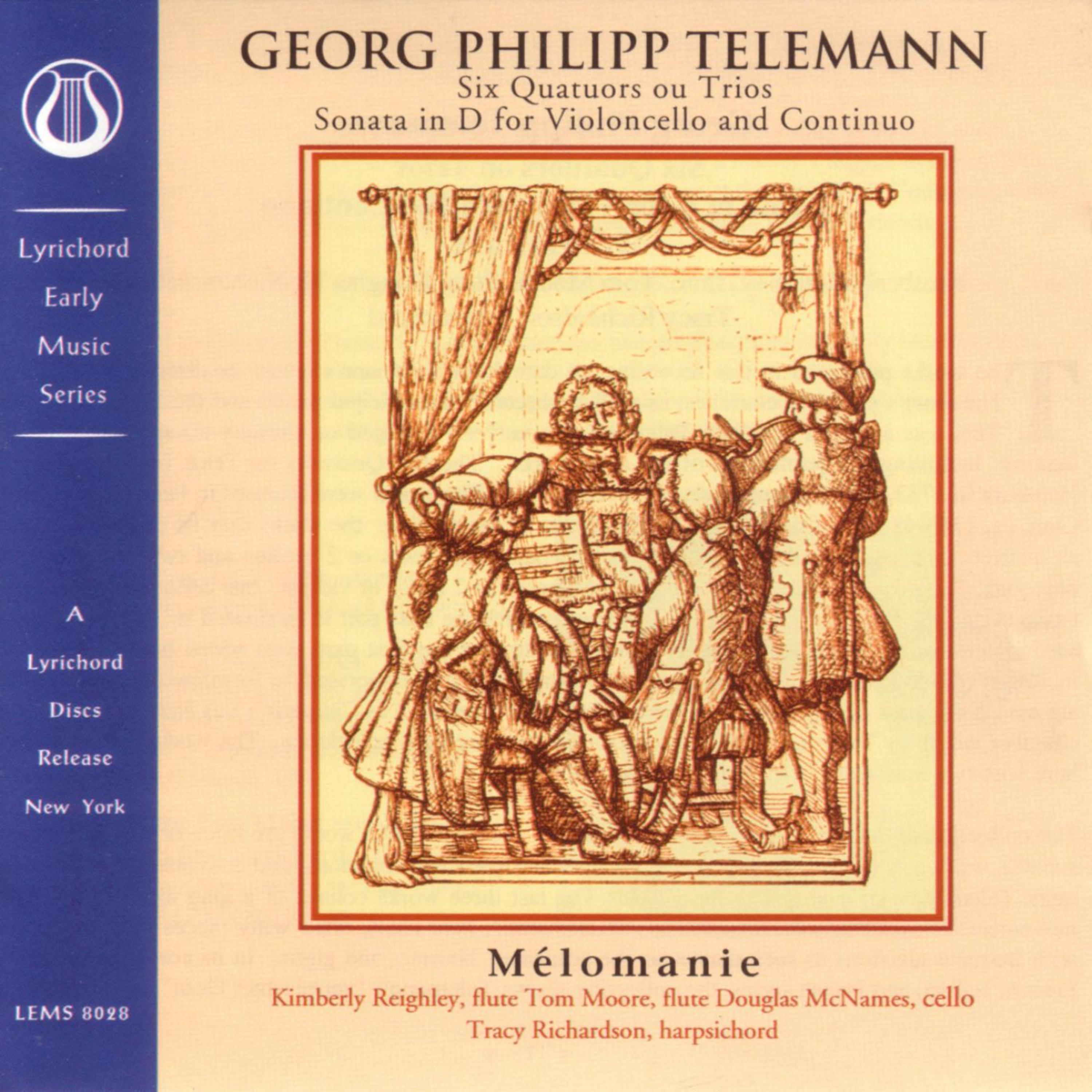 Постер альбома Telemann: Melomanie Quatuors ou Trios