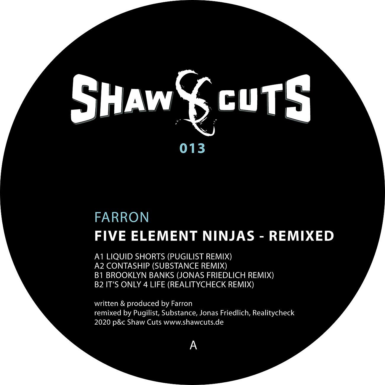 Постер альбома Five Element Ninjas - Remixed