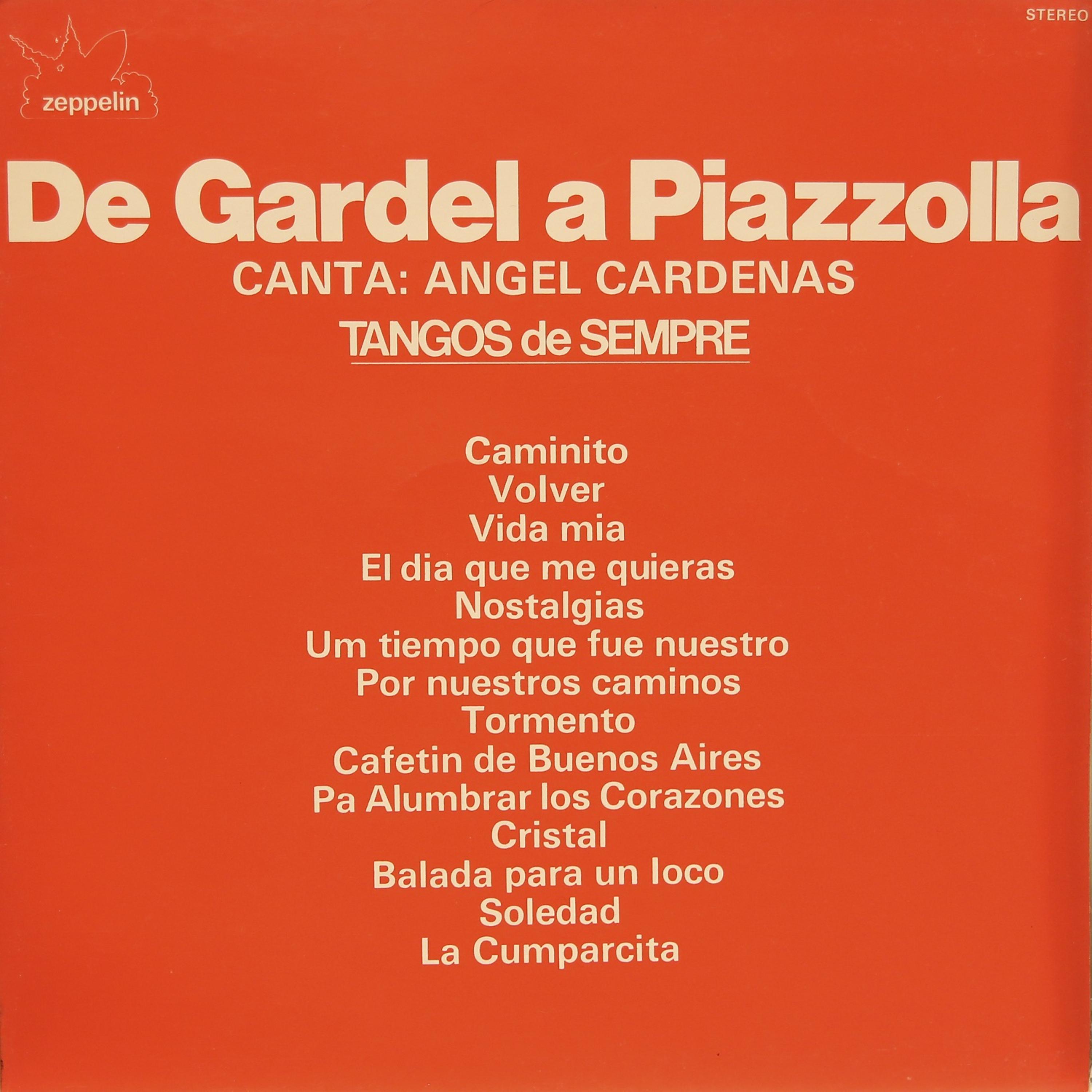 Постер альбома De Gardel a Piazzolla