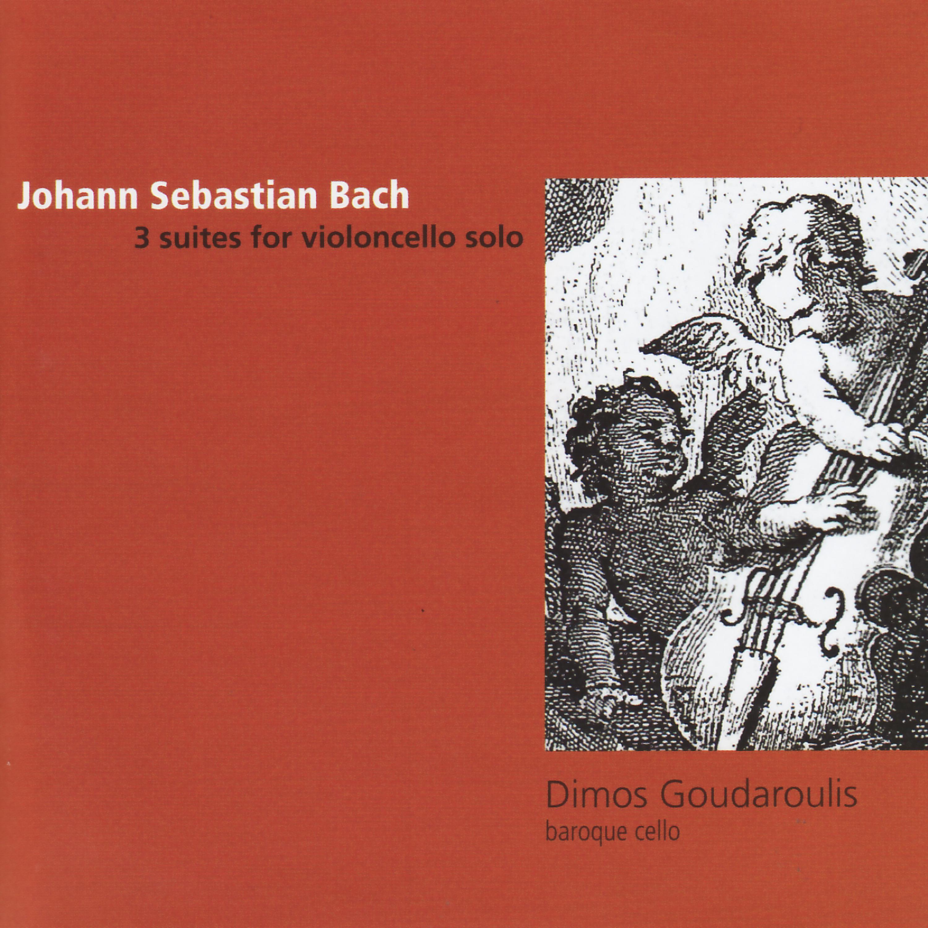 Постер альбома Johann Sebastian Bach - 3 suites for violoncello solo